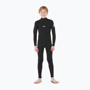 Детски неопренов костюм за плуване Rip Curl Dawn Patrol 3/2 mm Back Zip black