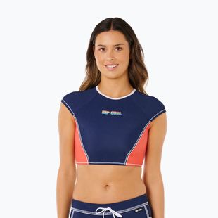 Дамска тениска за плуване Rip Curl Surf Tide Crop Rashvest dark navy