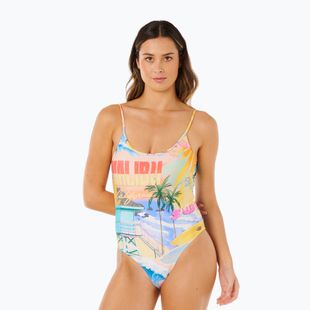 Дамски цял бански Rip Curl Hotel Malibu Cheeky multicolor