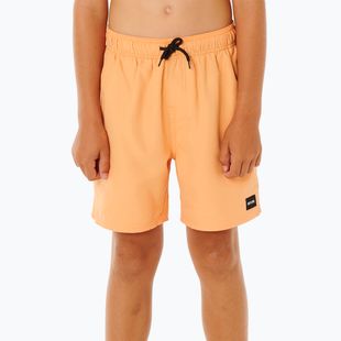 Детски плажни шорти Rip Curl Offset Volley mandarin set