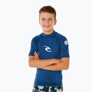 Детска тениска за плуване Rip Curl Waves Upf light navy
