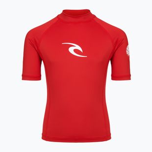 Детска тениска за плуване Rip Curl Waves Upf lava red