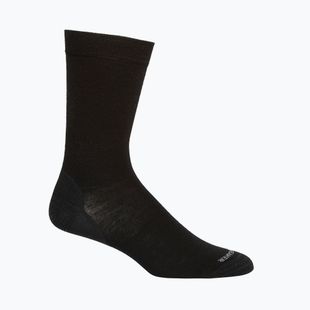 Мъжки чорапи за трекинг Icebreaker Lifestyle Fine Gauge Crew black