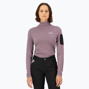 Дамски термален ръкав с дълъг ръкав Mons Royale Diversion Mock Neck mauve