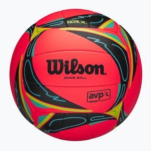 Wilson AVP GRX Beach Volleyball/Grass Game Ball червен размер 5