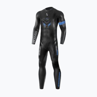Мъжки неопренов костюм за триатлон Synergy Endorphin Full Sleeve 5/3 mm black/blue
