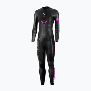 Дамски неопренов костюм за триатлон Synergy Endorphin Full Sleeve 5/3 mm black/pink