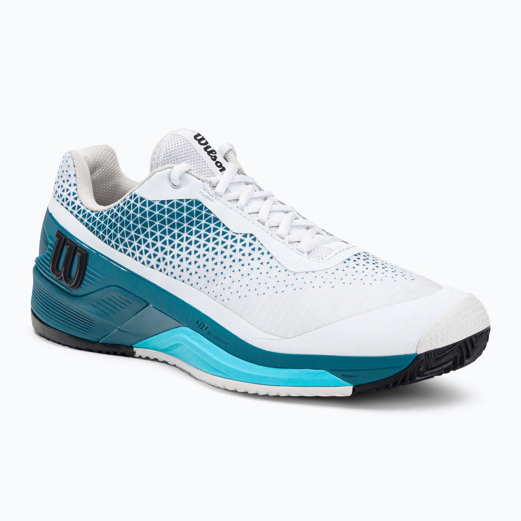 Wilson Rush Pro 4.0 Clay мъжки обувки за тенис в синьо и бяло WRS329290