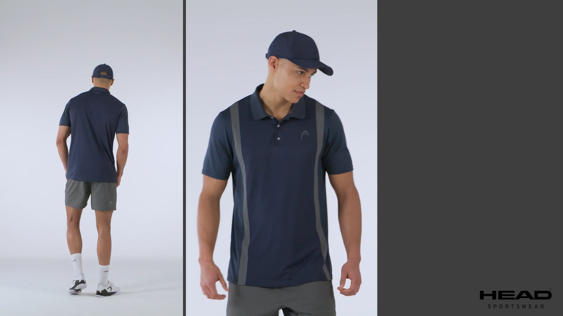Мъжка поло фланелка за тенис HEAD Club 25 Tech Polo navy