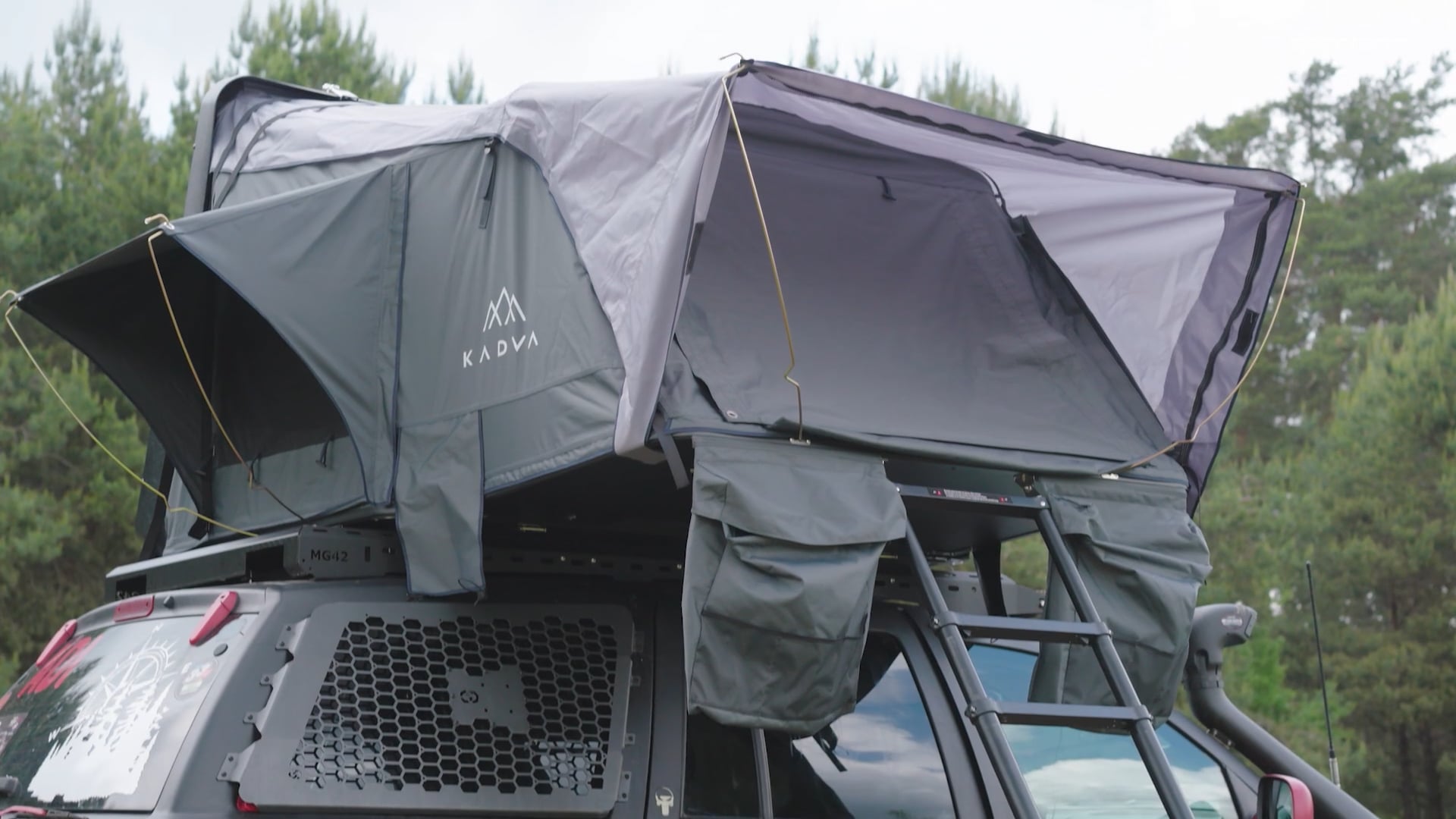 KADVA Tardis покривна палатка сива