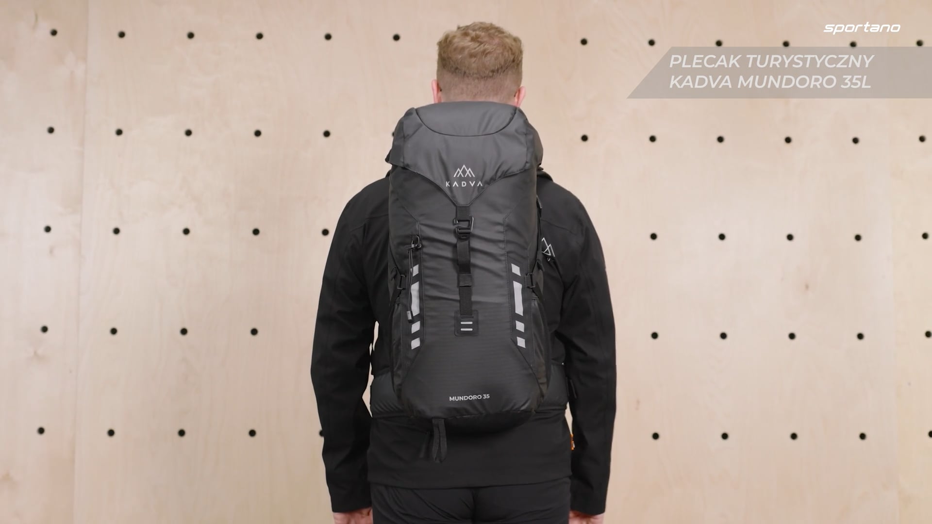 KADVA Mundoro 35 l туристическа раница черна