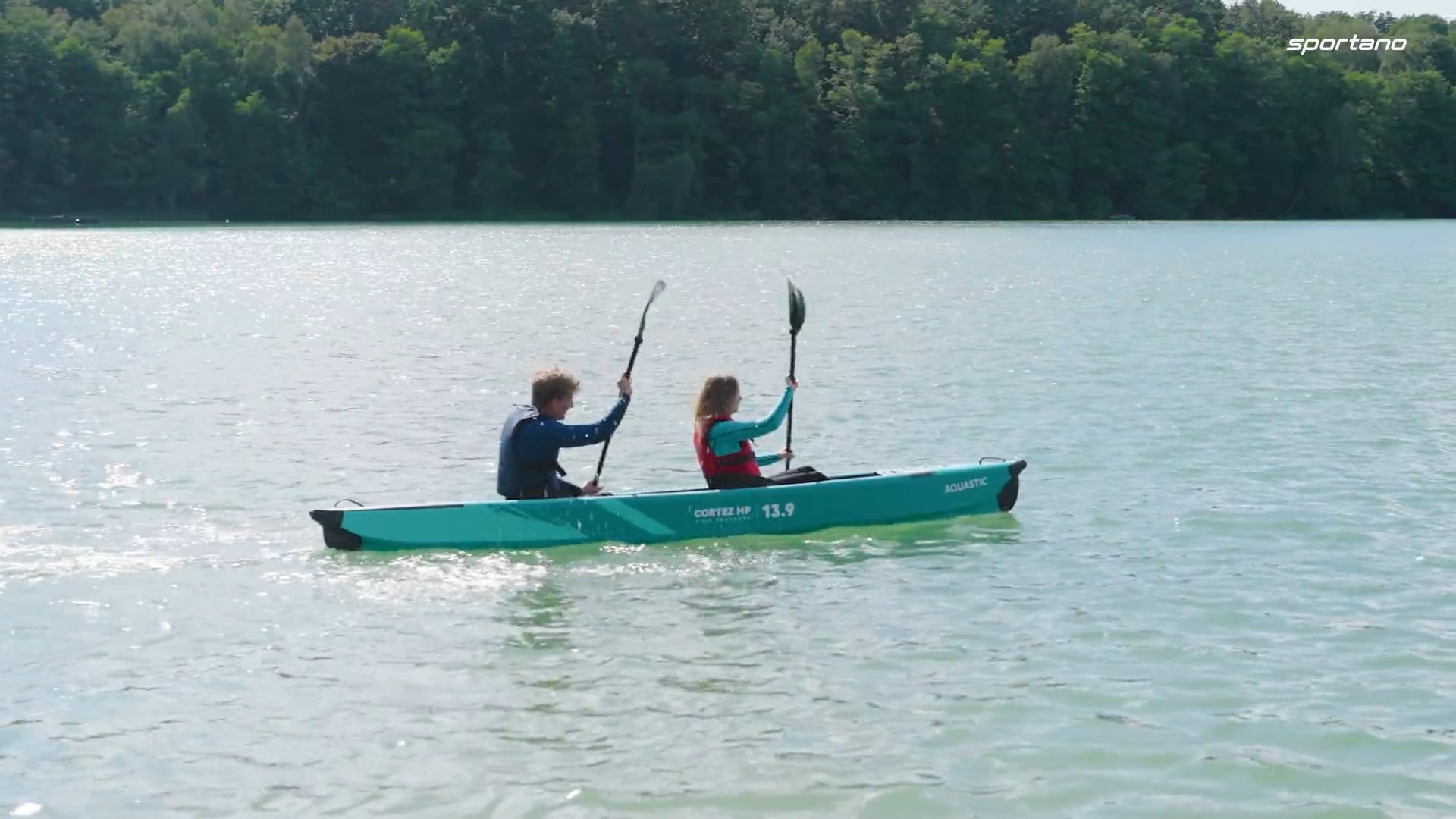 AQUASTIC Monroy 14'0" 427 cm син каяк/SUP хибрид