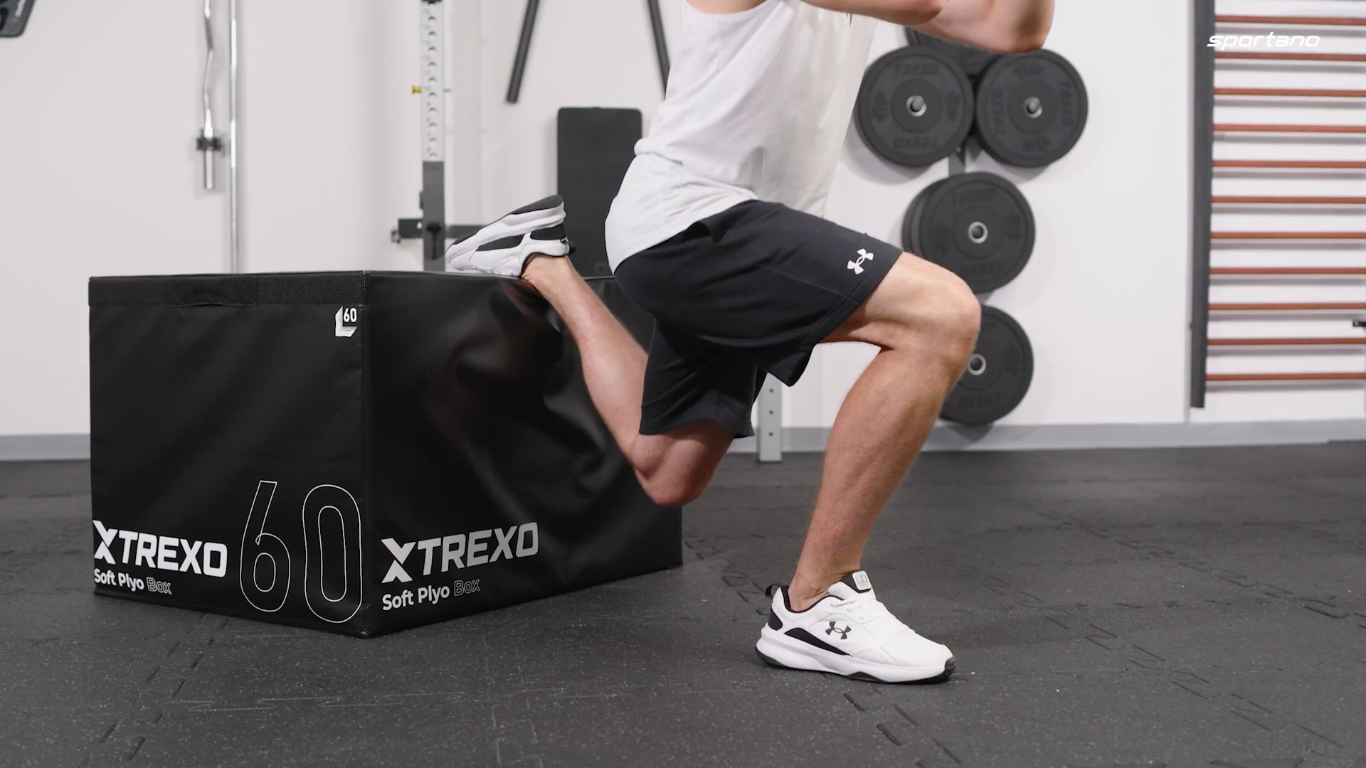 Сгъваема плиометрична кутия XTREXO 60 cm black