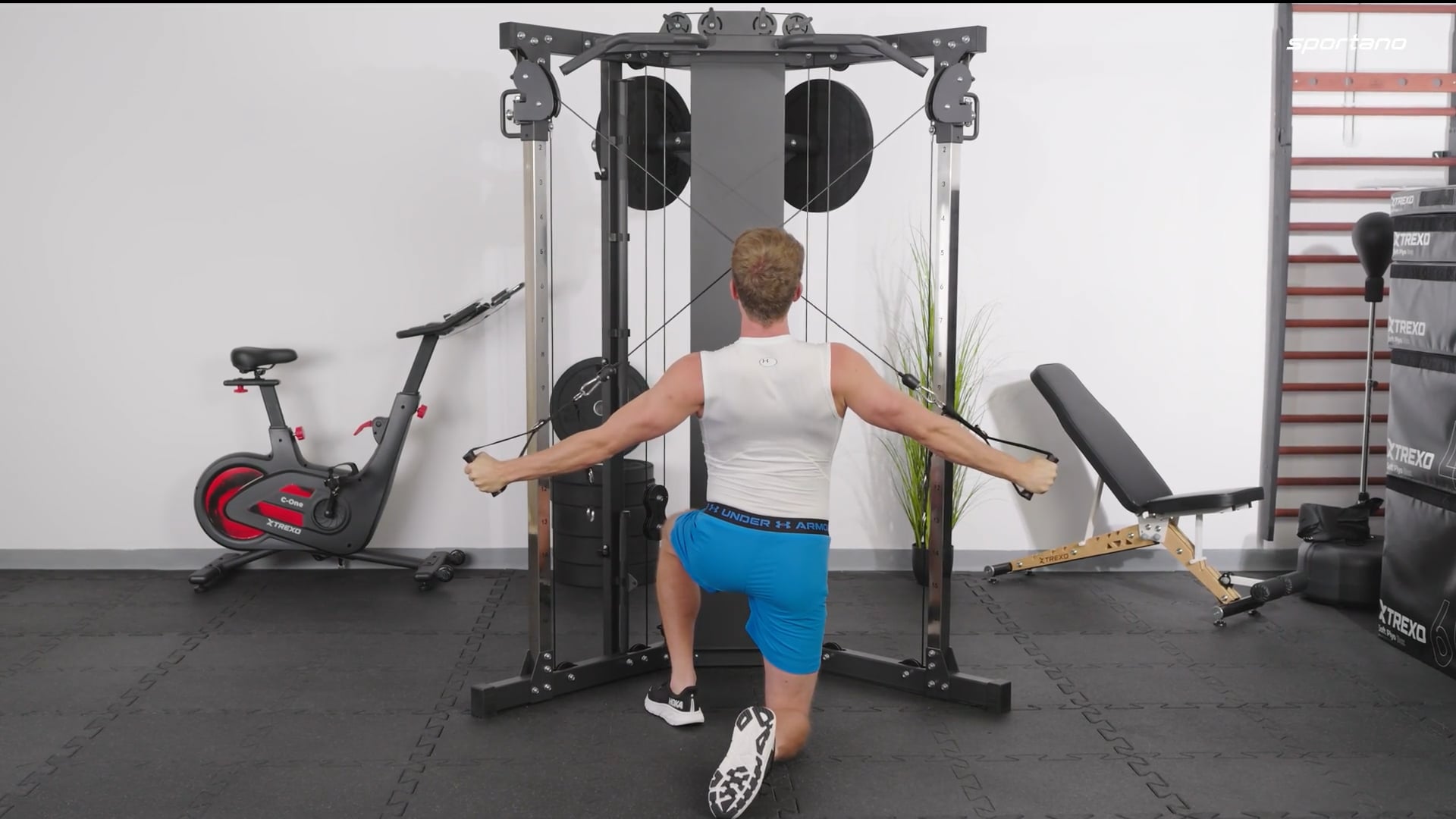 Тренировъчна футболна врата TREXO Odys Commercial black