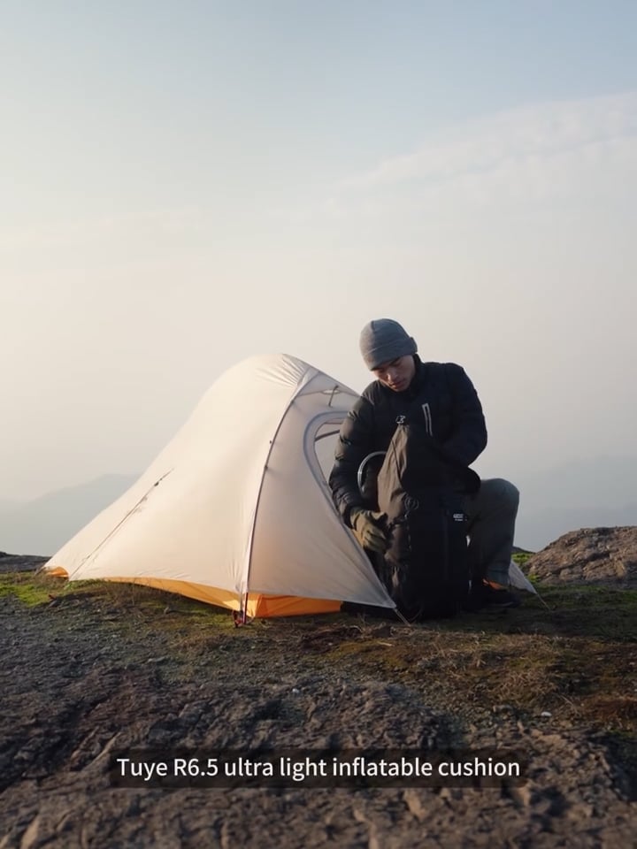 Постелка Naturehike Tuye R 6.5 carbon silver