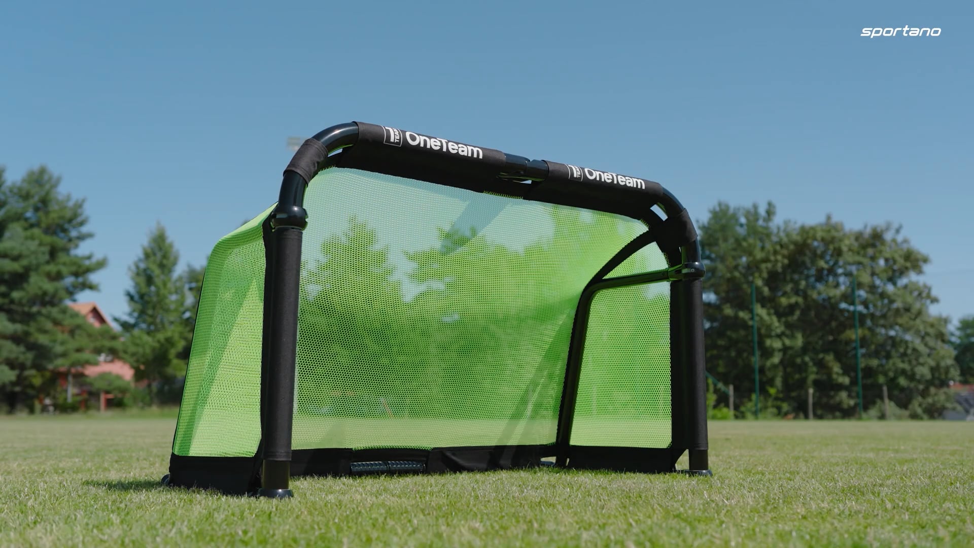 Футболна врата OneTeam Swiftgoal 120 x 70 cm black/green
