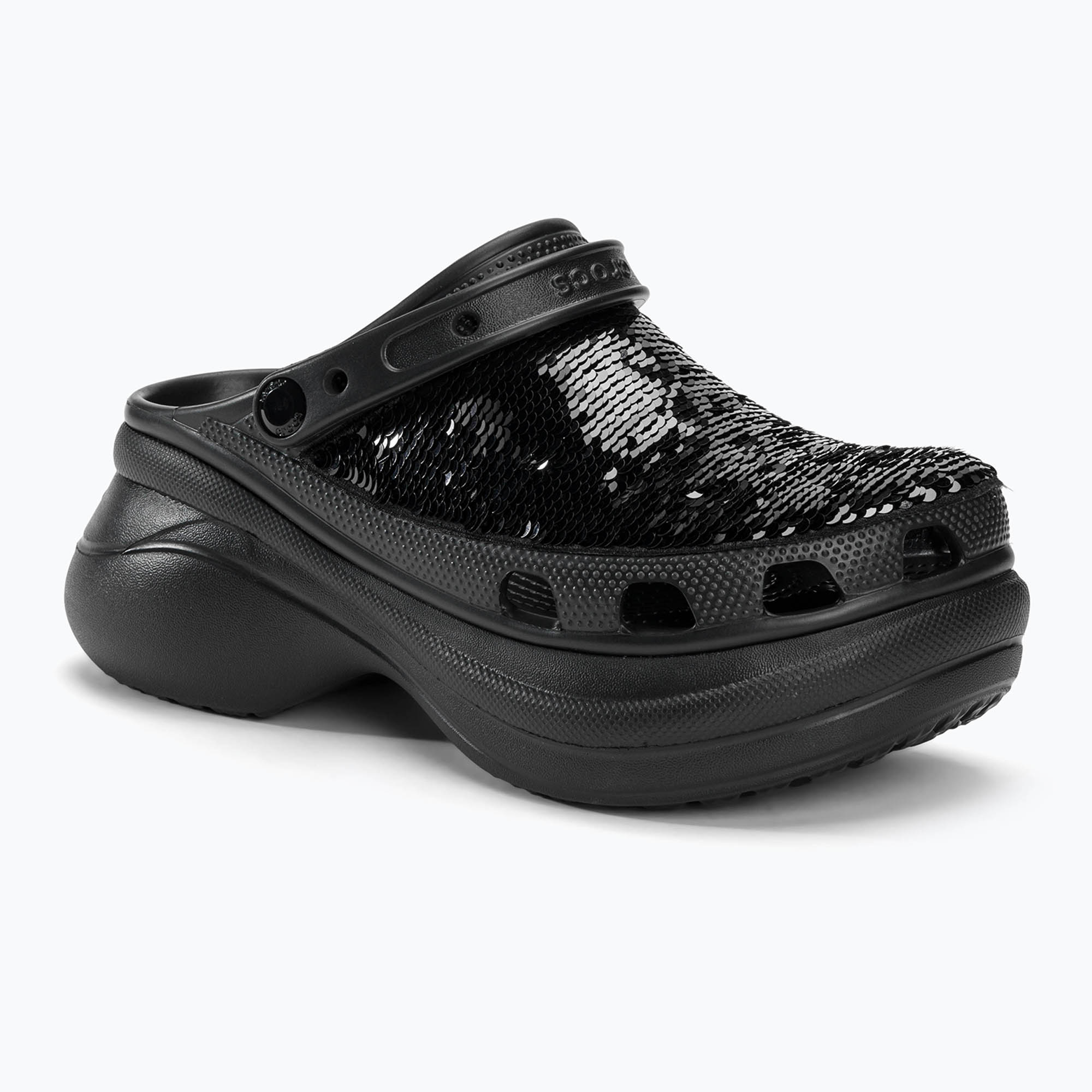 Джапанки Crocs Classic Bae Sequin black/multi за жени