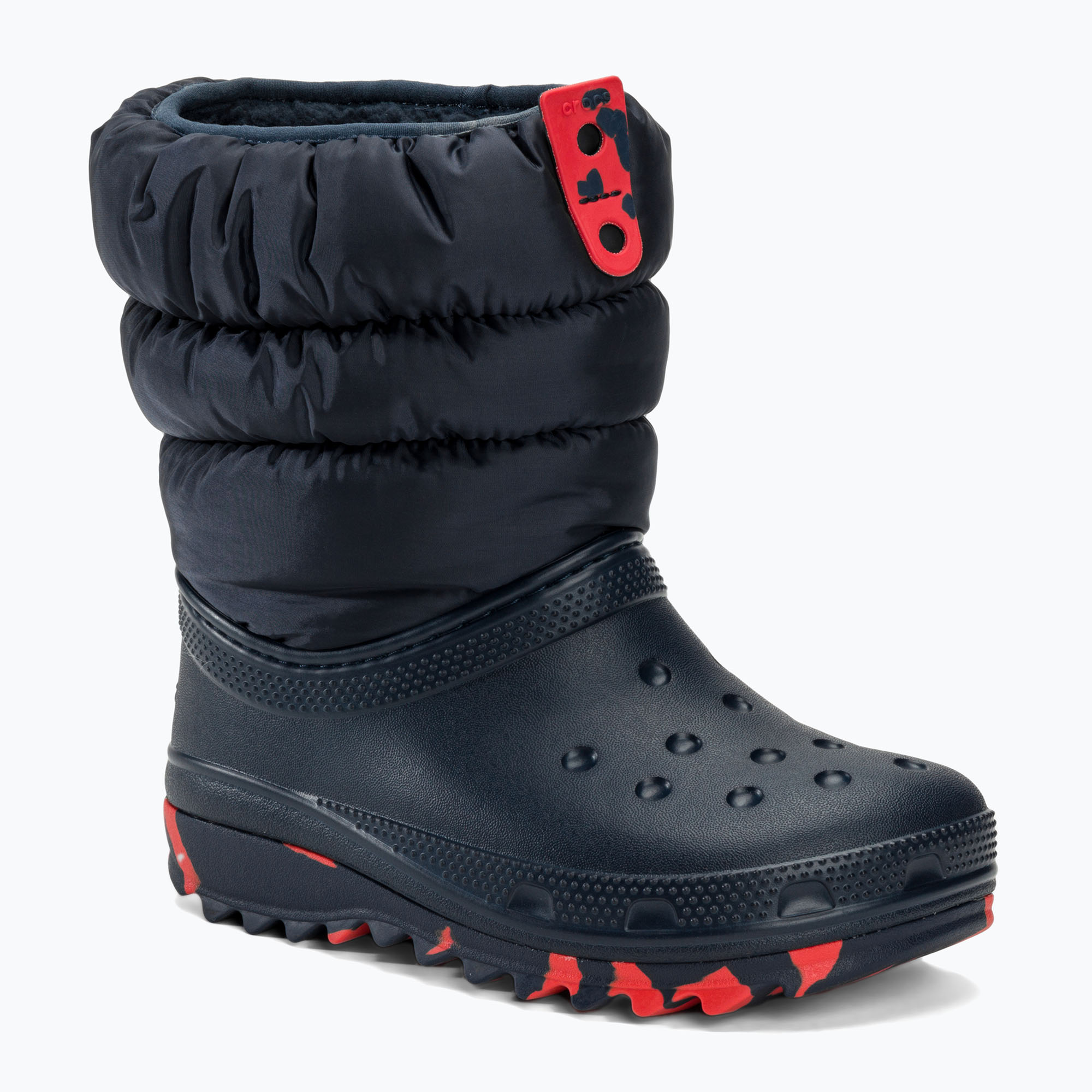 Младежки ботуши за сняг Crocs Classic Neo Puff navy