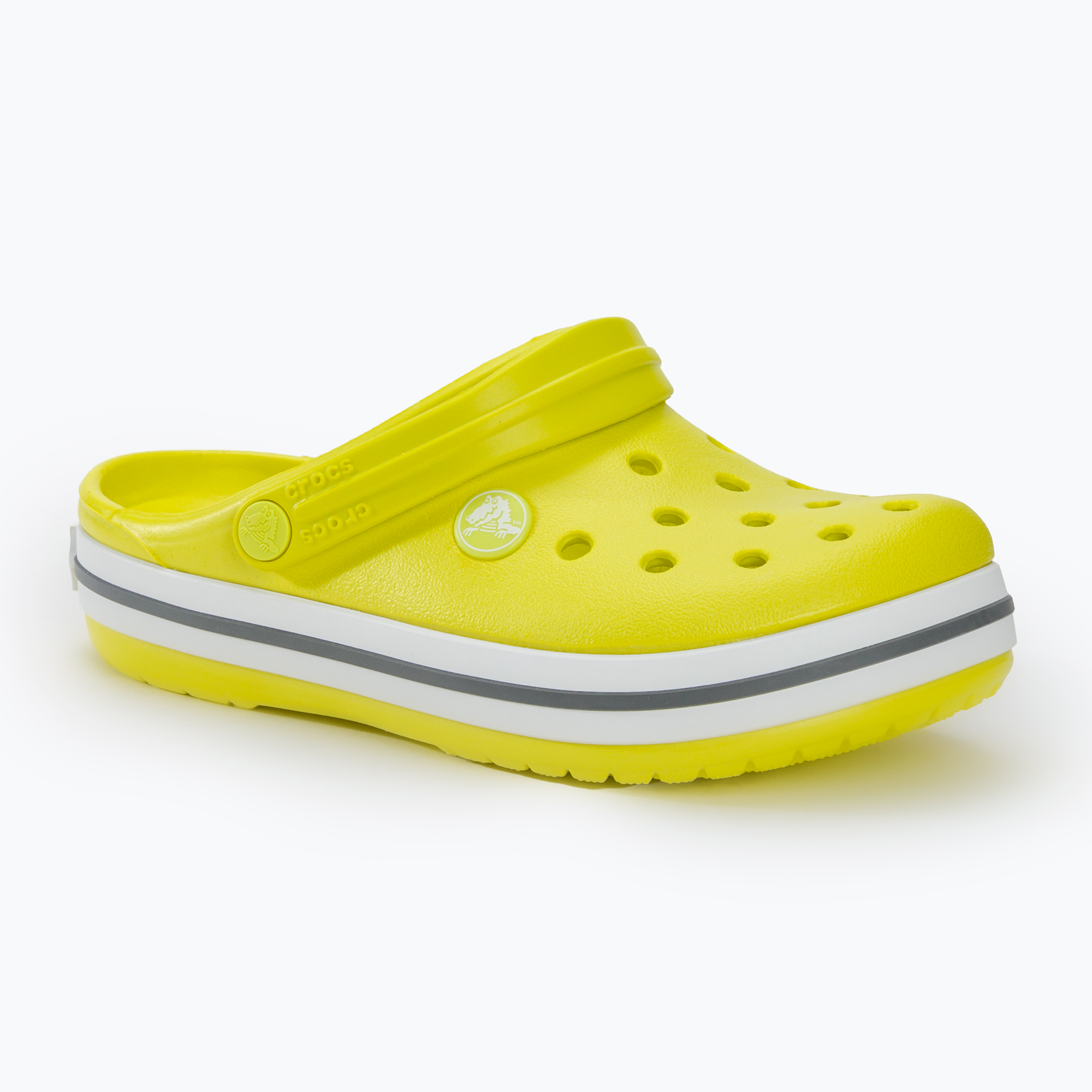 Детски джапанки Crocs Crocband Clog citrus/grey