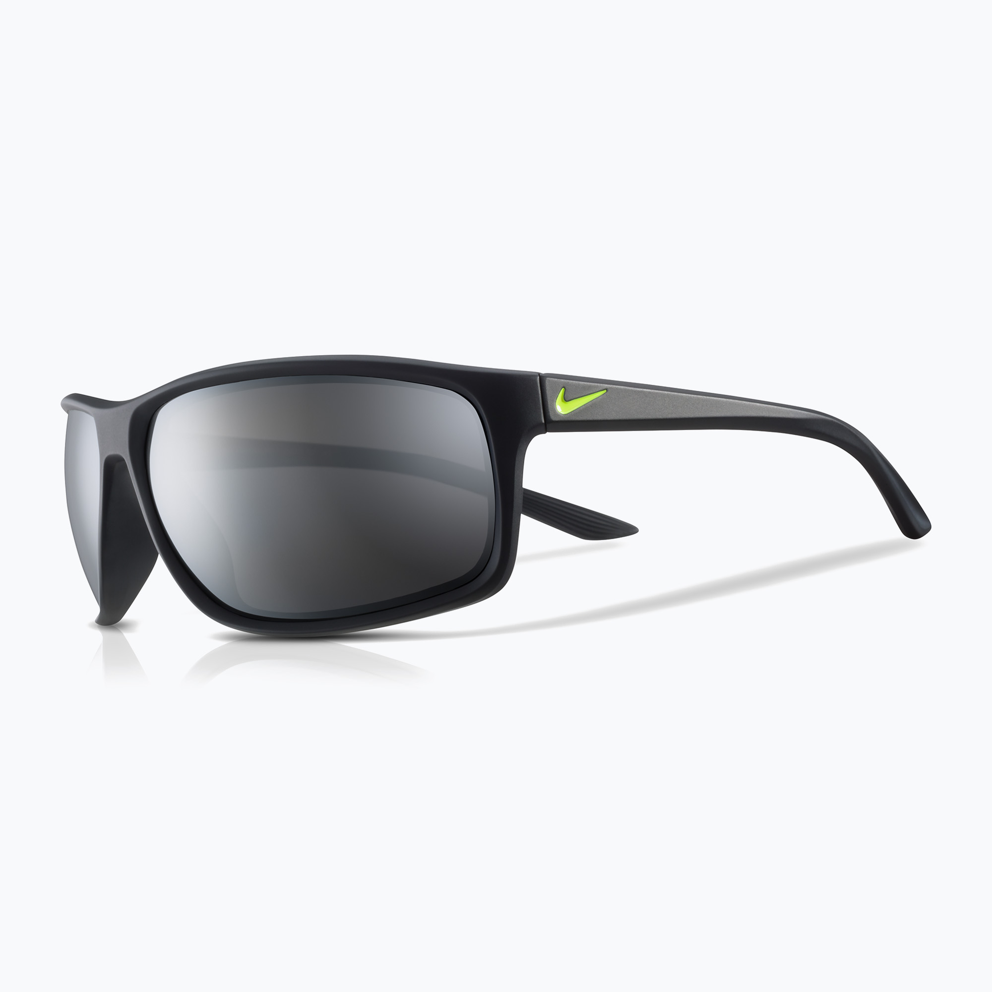 Мъжки слънчеви очила Nike Adrenaline matte black/grey w/silver mirror