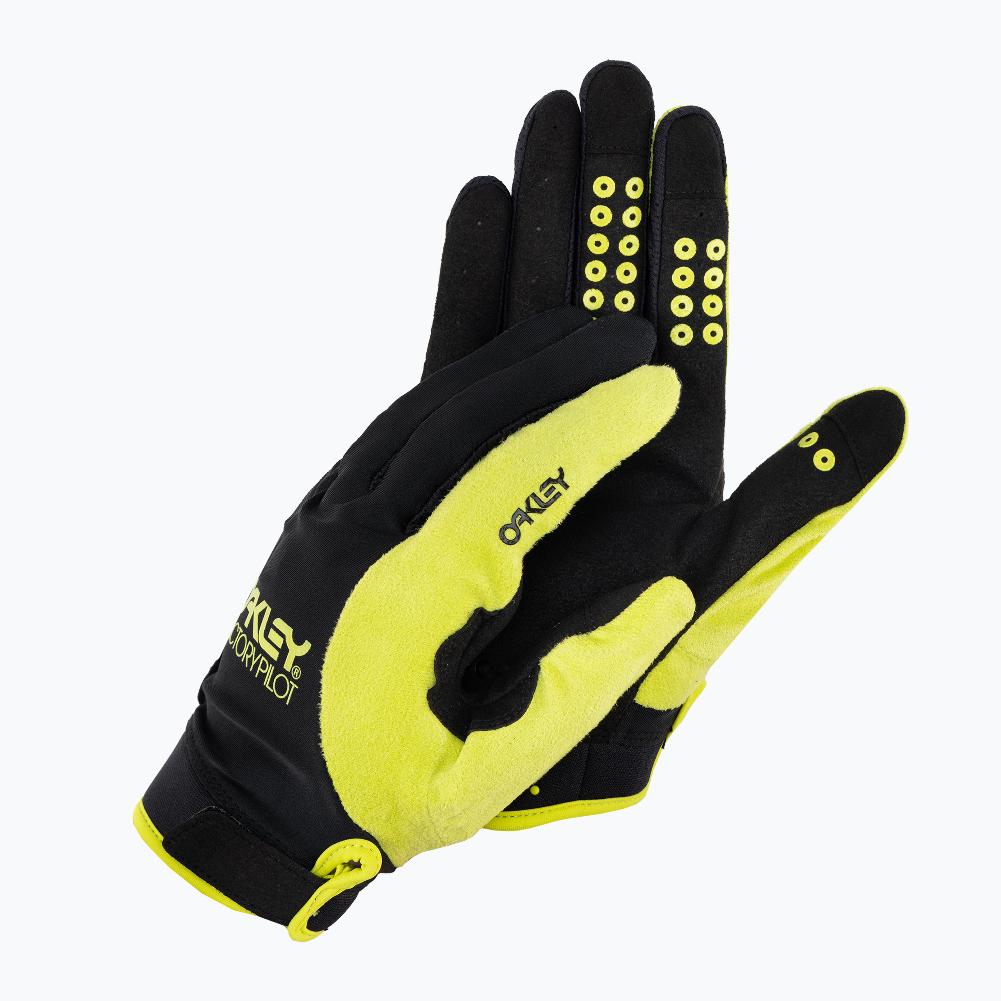 Oakley Switchback Mtb ръкавици за колоездене черни/жълти FOS900879