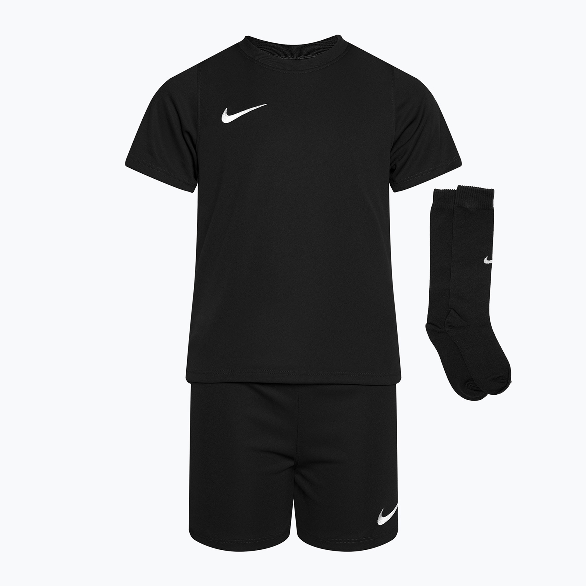 Футболен комплект Nike Dri-FIT Park Little Kids черен/черен/бял