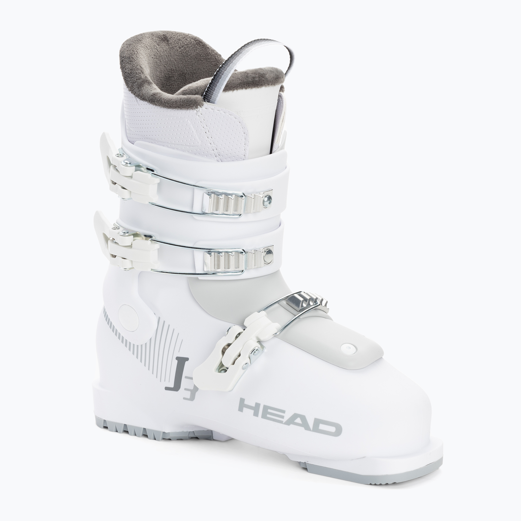 Детски ски обувки HEAD J3 бели/сиви