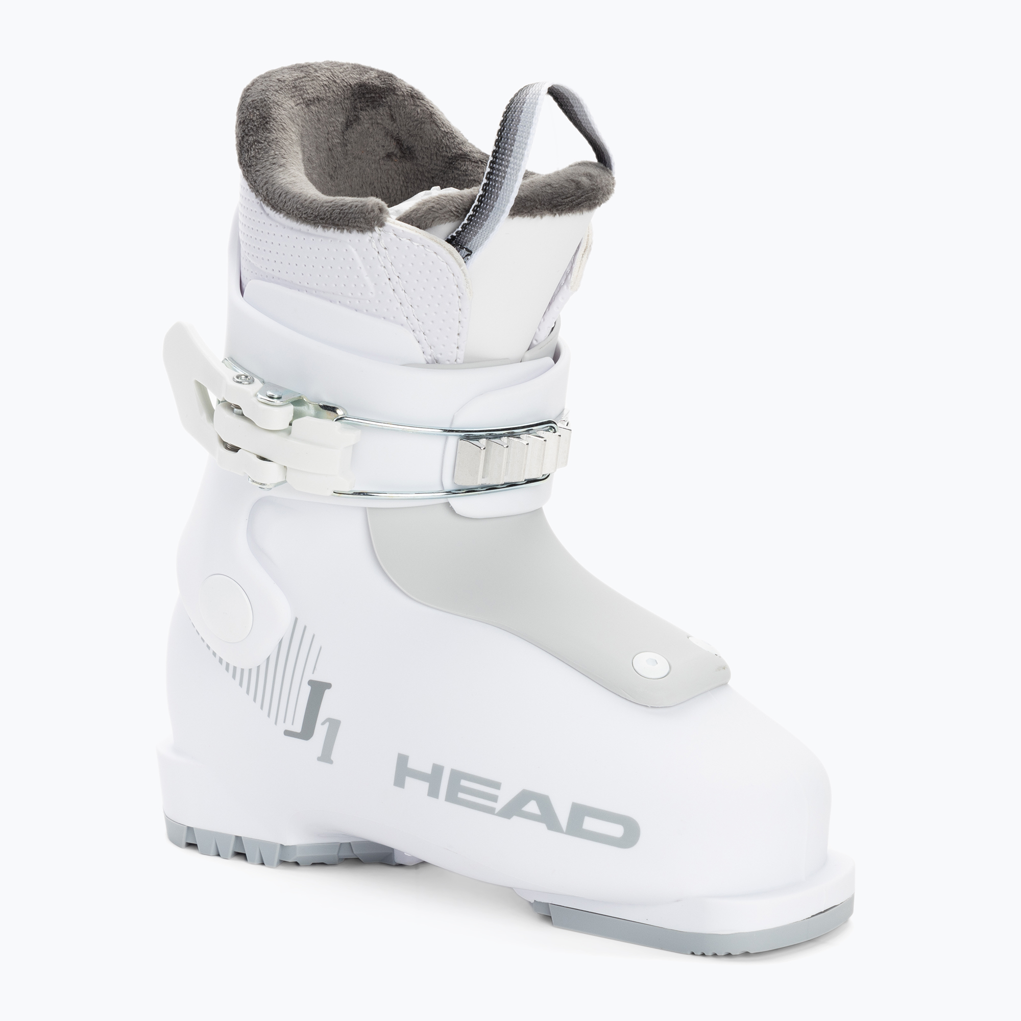 Детски ски обувки HEAD J1 бели/сиви
