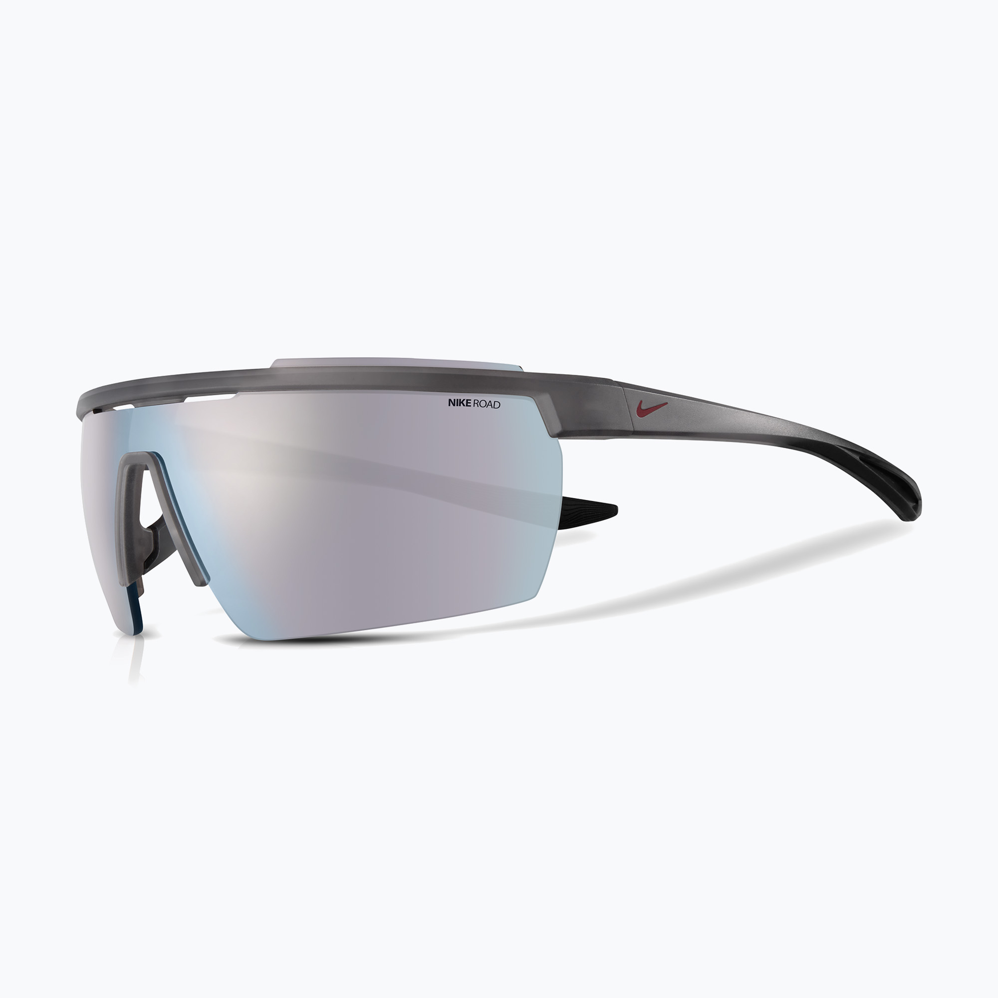 Слънчеви очила Nike Windshield Elite матово тъмно сиво/пътна окраска с бяло огледало