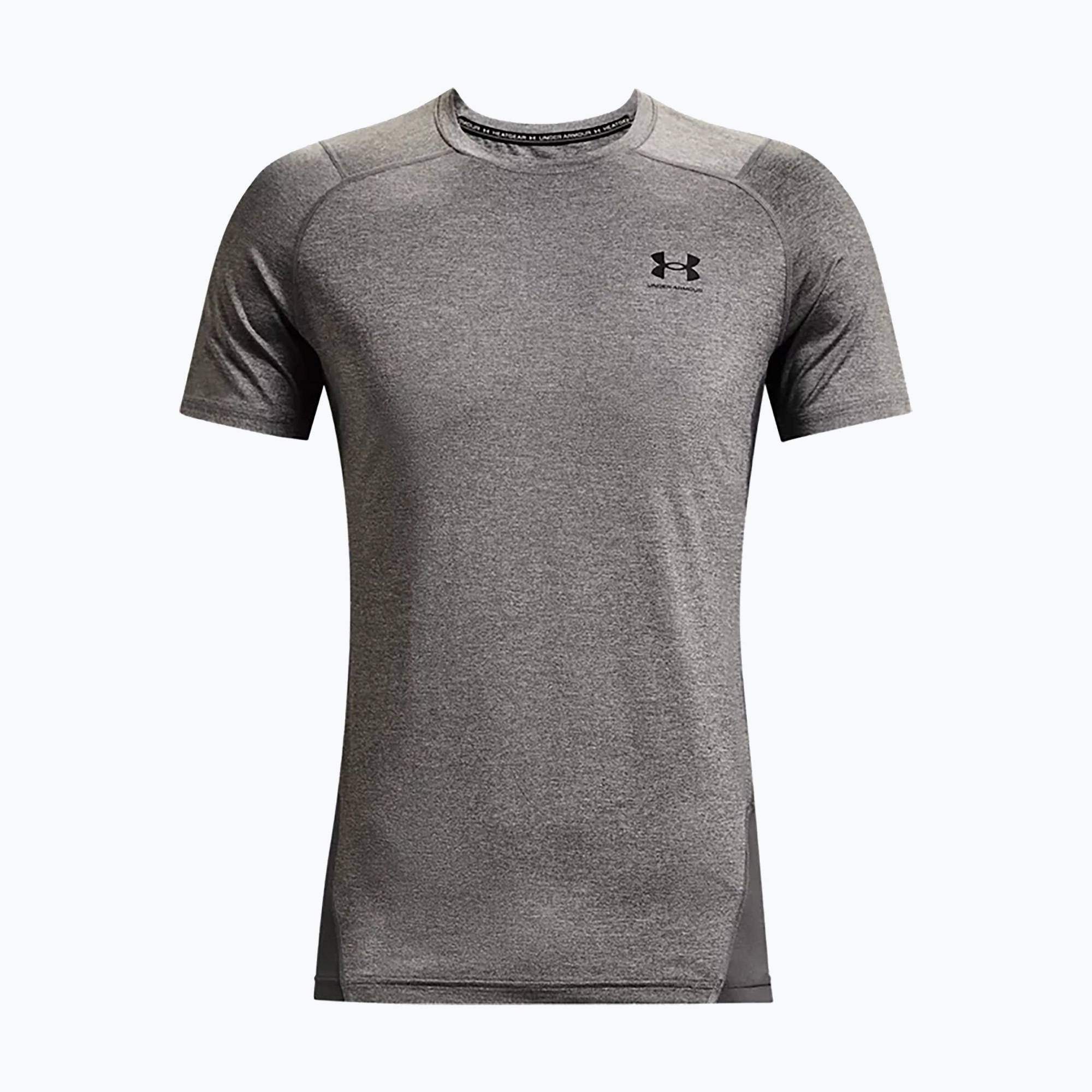 Мъжки тениски Under Armour HeatGear Armour Fitted сива тениска за тренировки 1361683