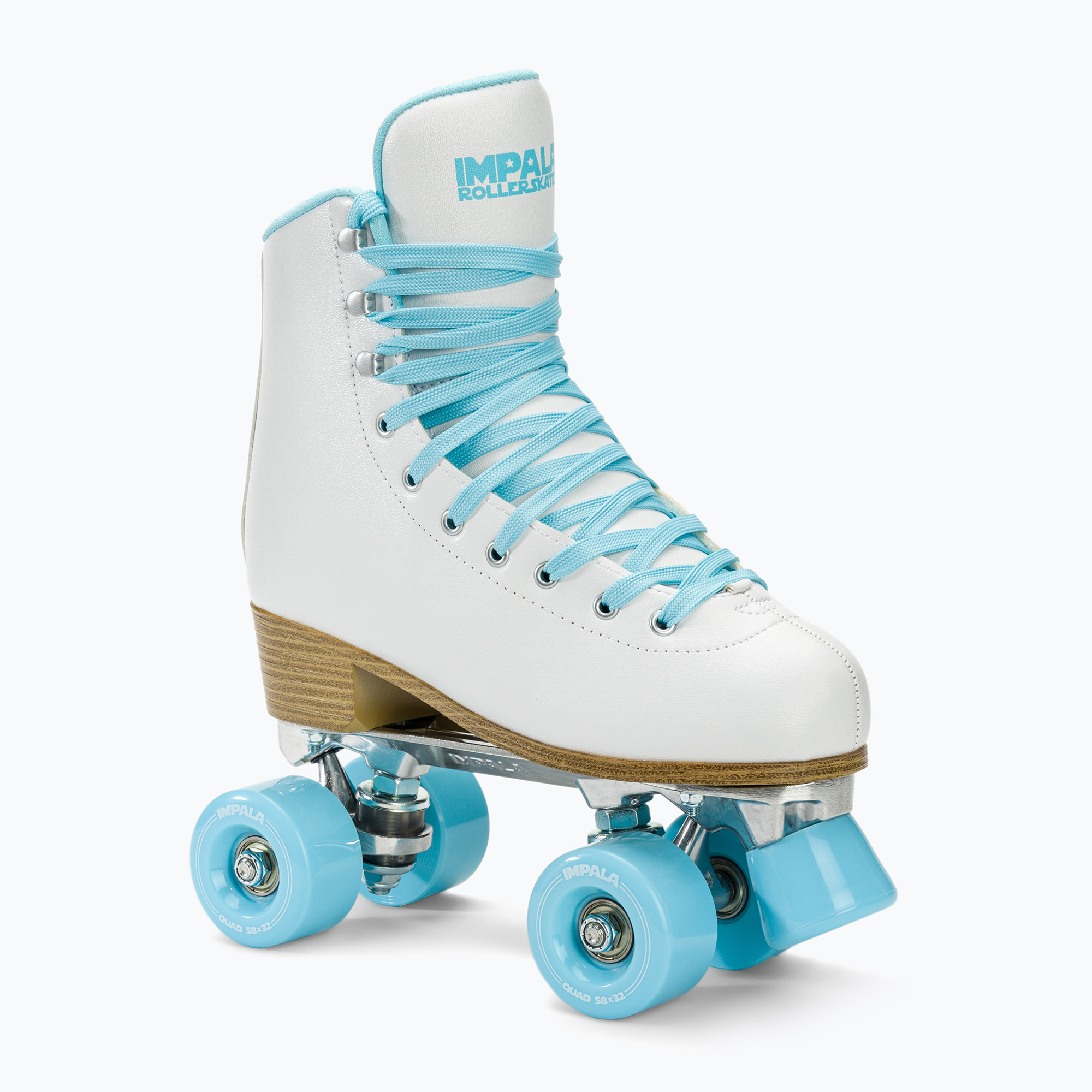 Дамски ролкови кънки IMPALA Quad Skate white ice