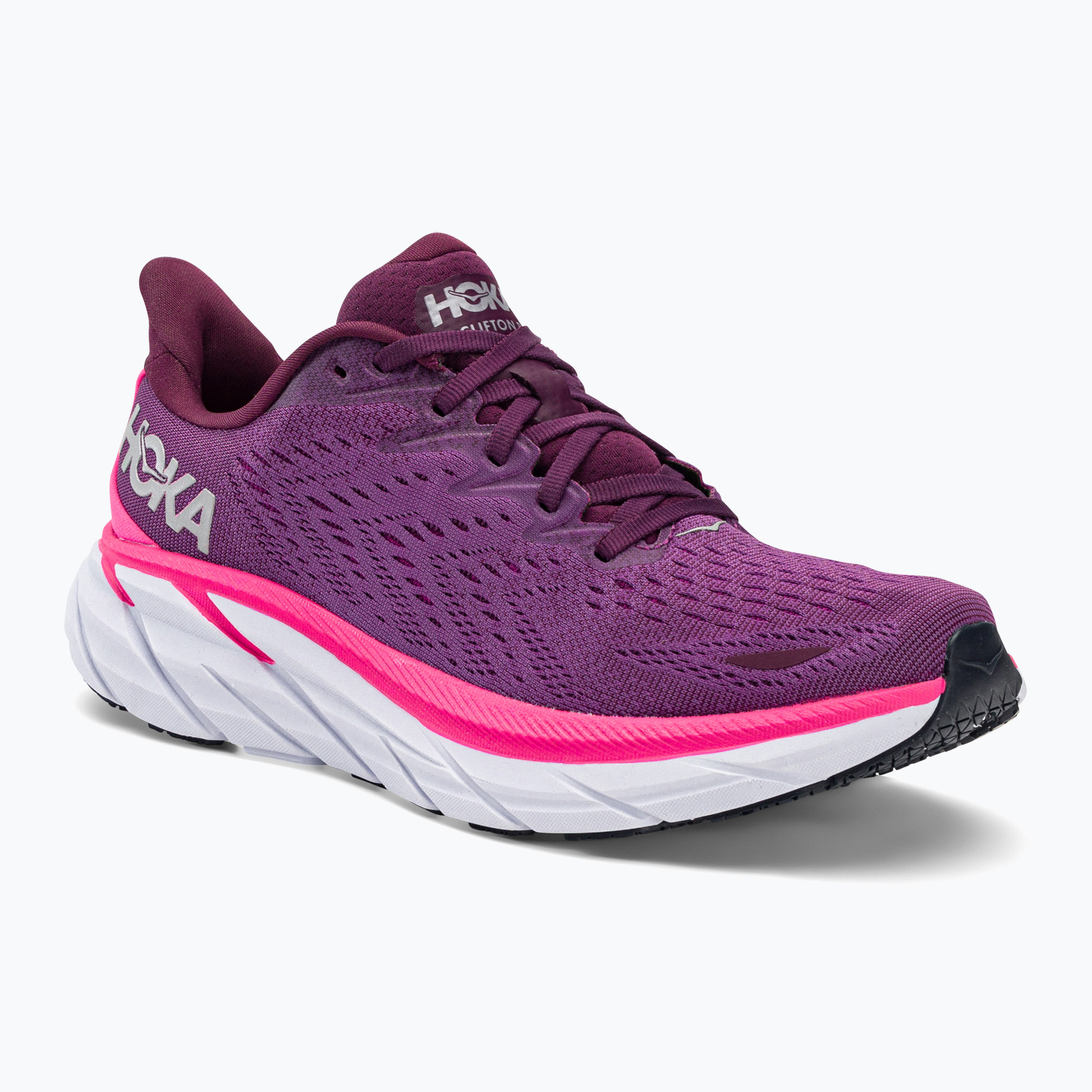 Дамски обувки за бягане HOKA Clifton 8 purple 1119394-GWBY