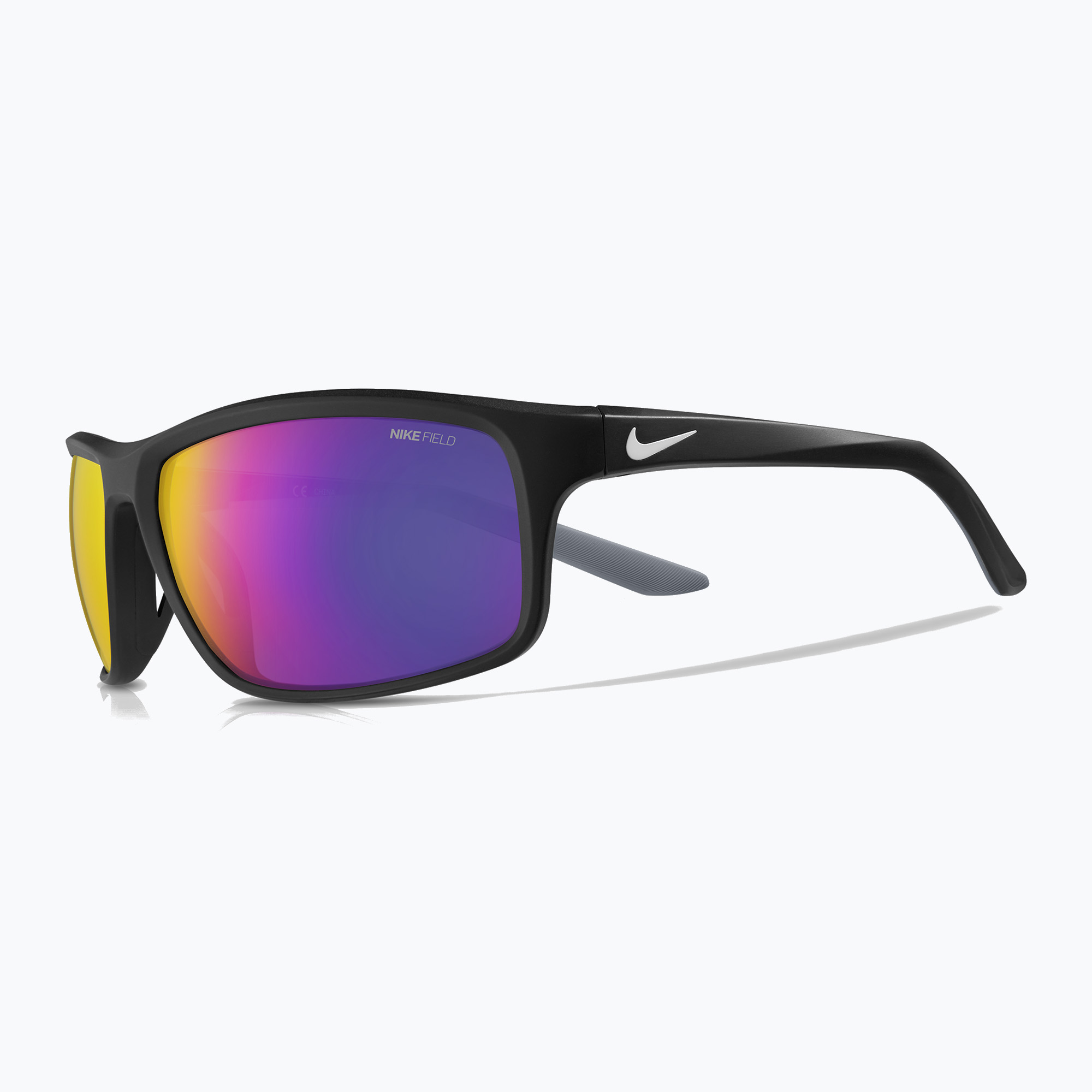 Слънчеви очила Nike Adrenaline 22 матово черно/полеви оттенък