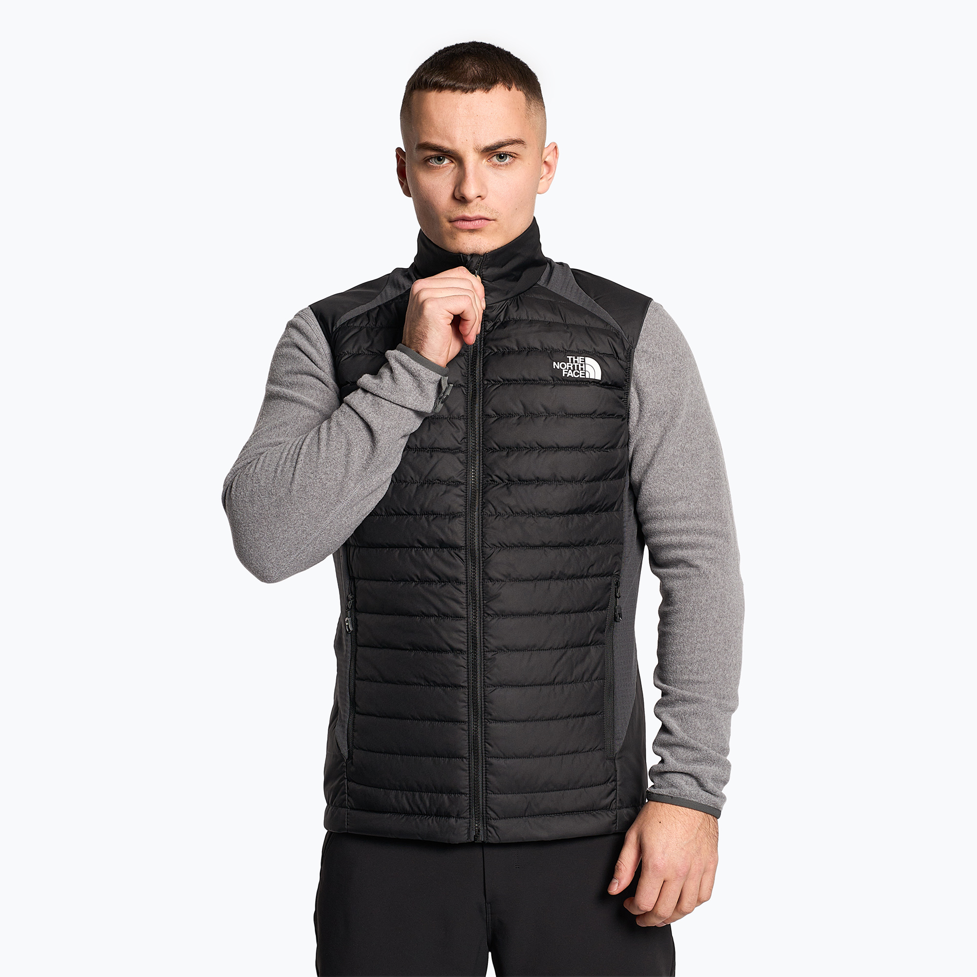 The North Face Insulation Hybrid Vest черно/асфалтово сиво