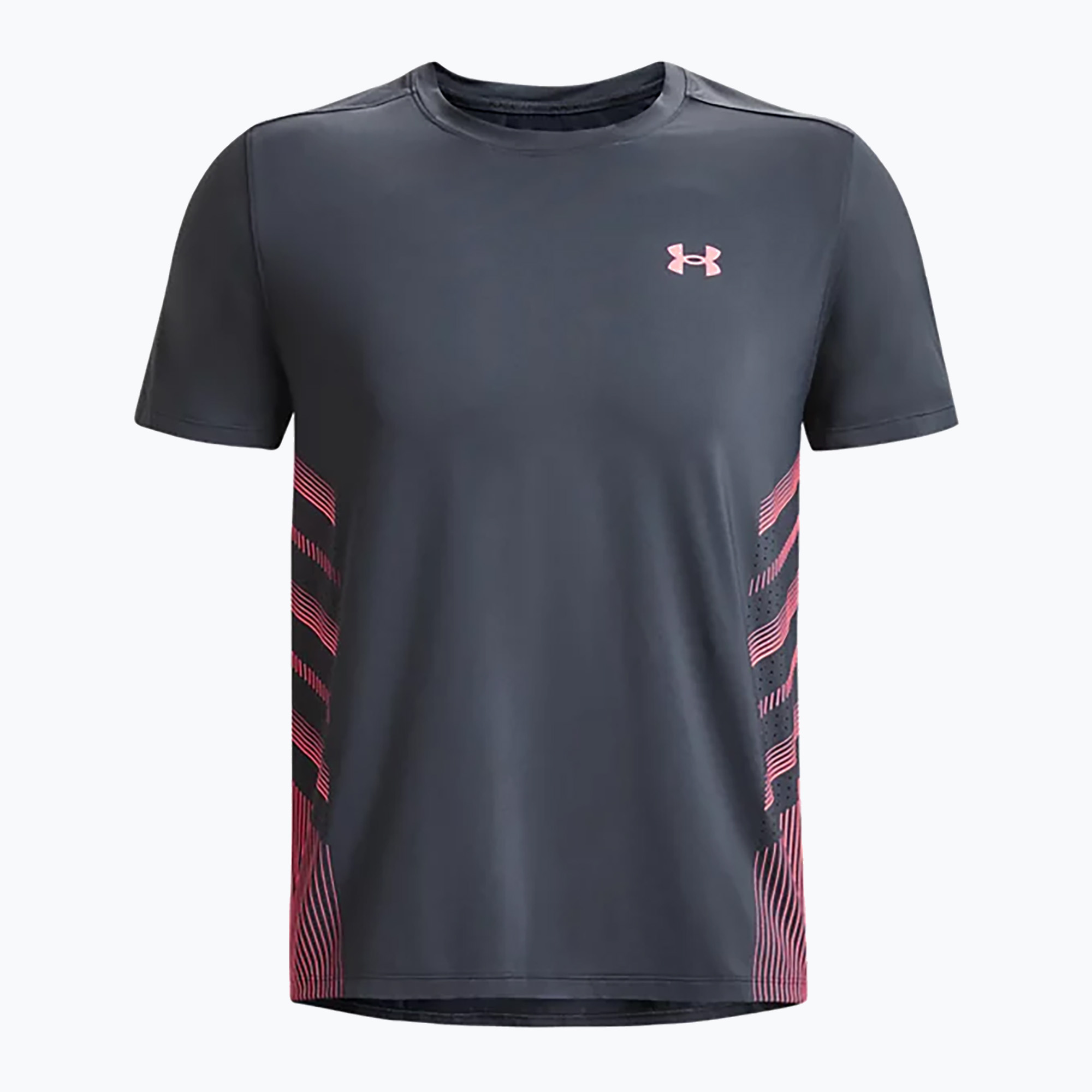 Мъжка тениска за бягане Under Armour Iso-Chill Laser Heat сива 1376518