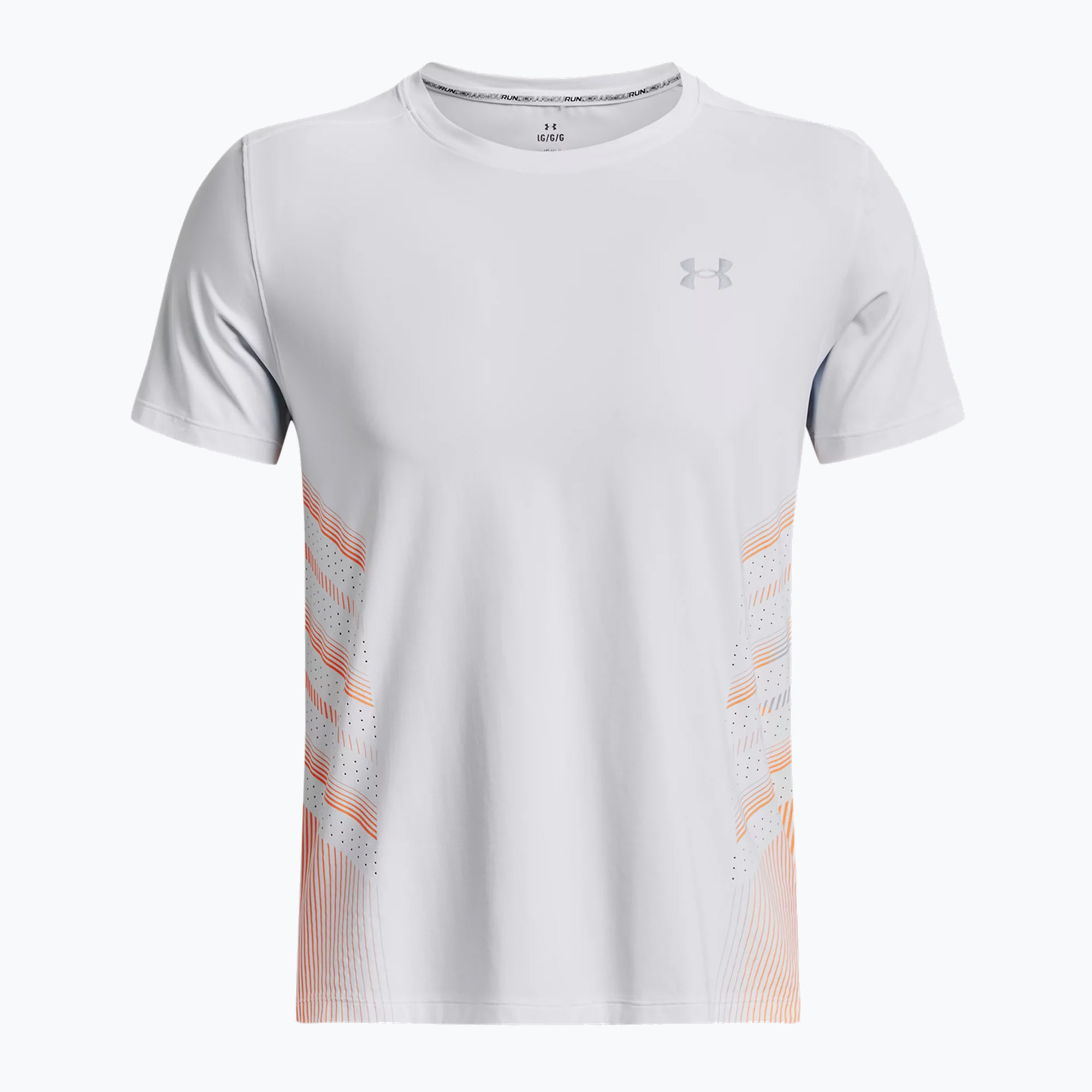 Мъжка тениска за бягане Under Armour Iso-Chill Laser Heat бяла 1376518