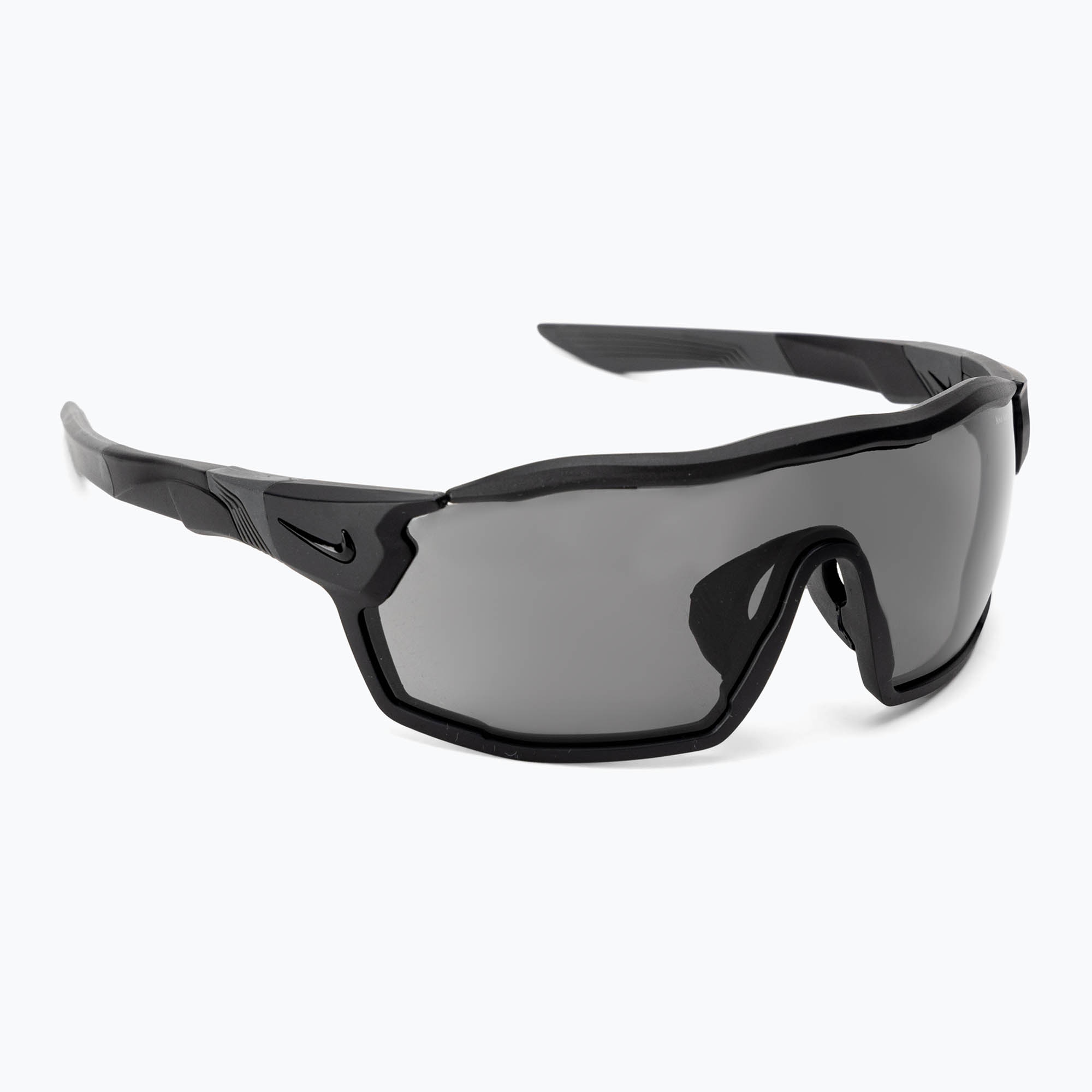 Слънчеви очила Nike Show X Rush матово черно/тъмно сиво