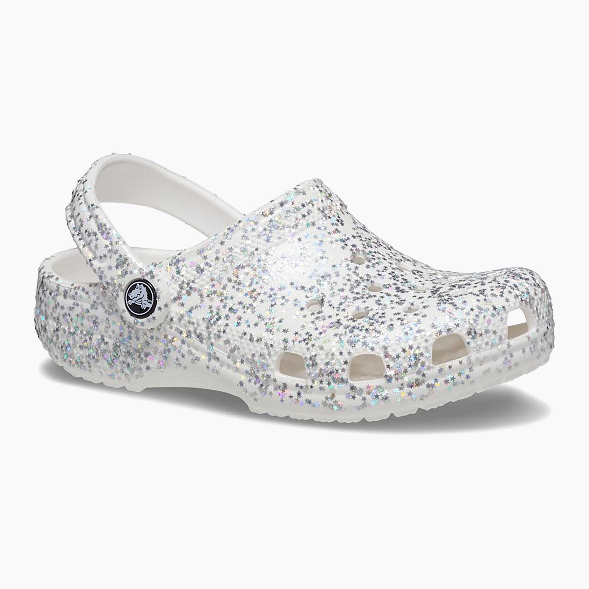 Детски джапанки Crocs Classic Starry Glitter white
