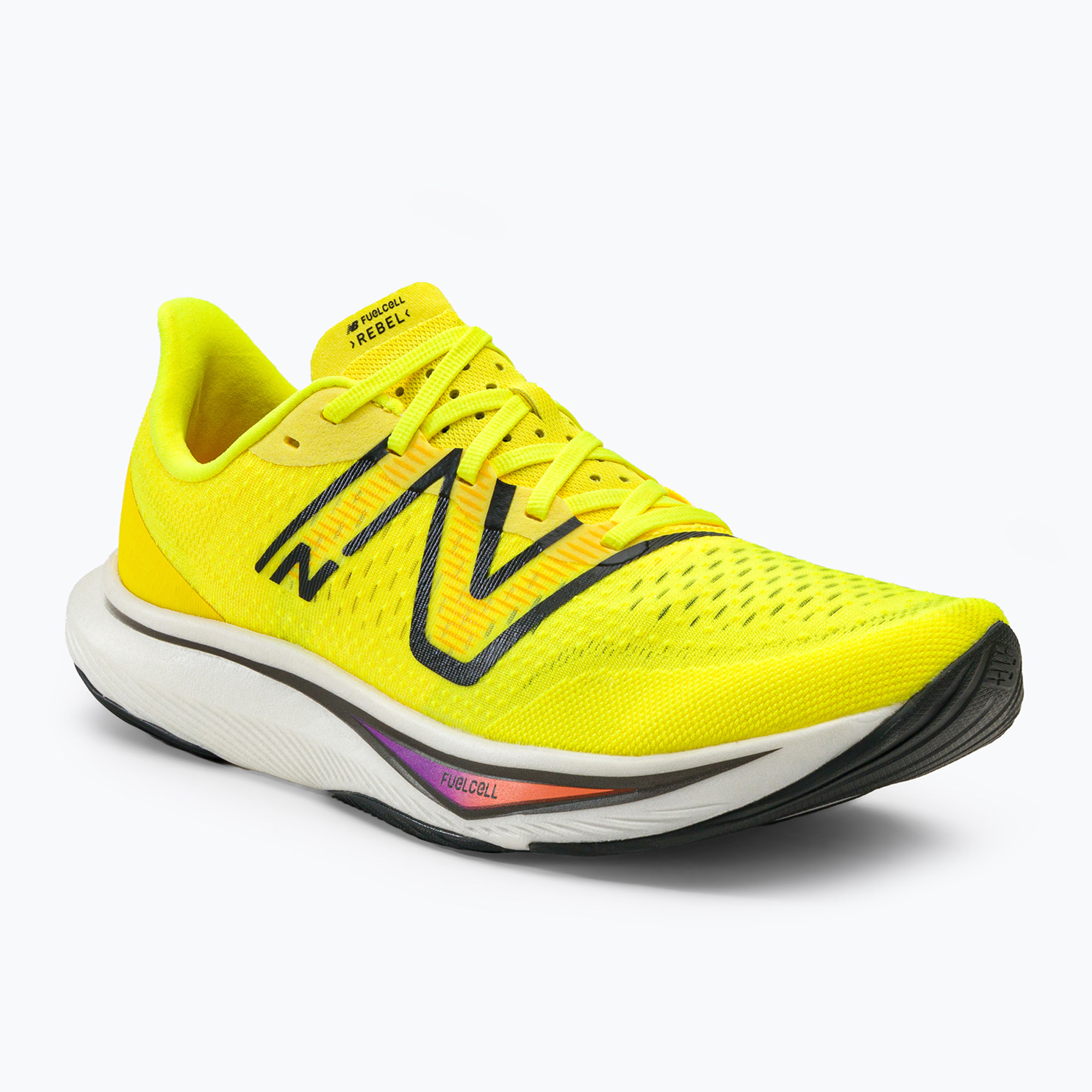 New Balance FuelCell Rebel v3 жълти мъжки обувки за бягане MFCXCP3.D.085
