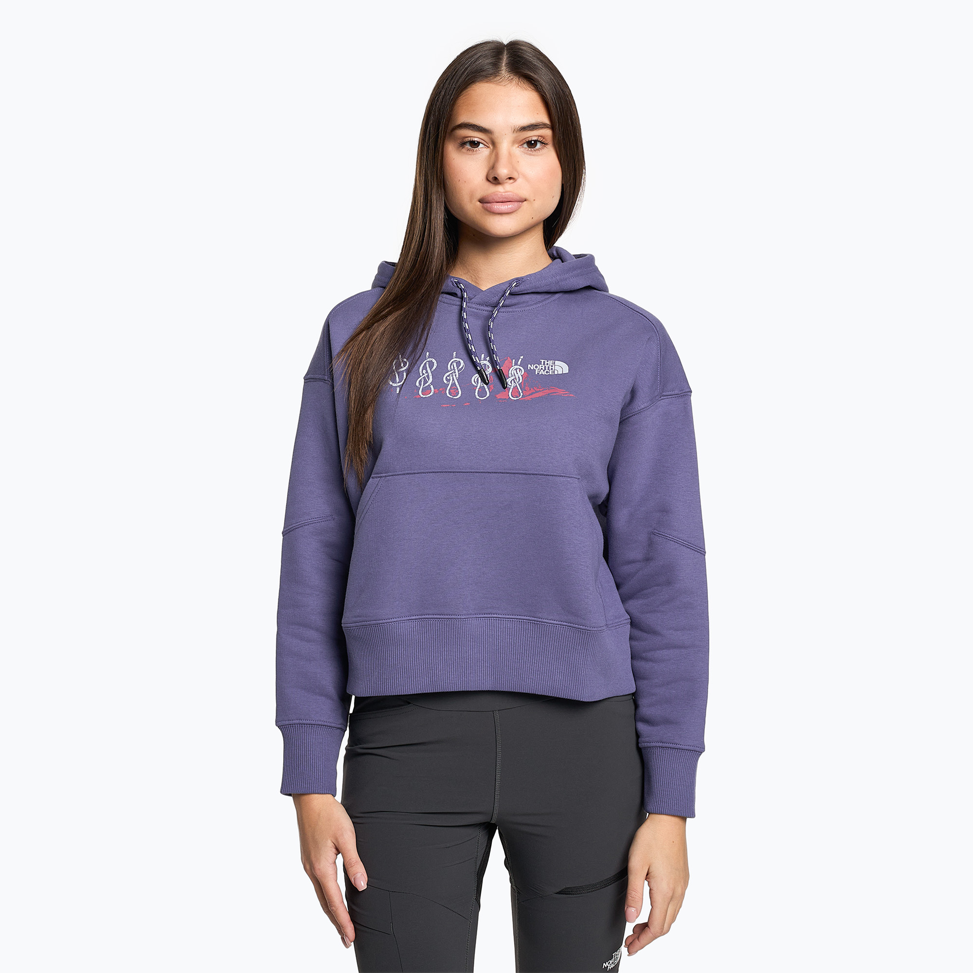 The North Face Outdoor Graphic Hoodie cave blue за жени
