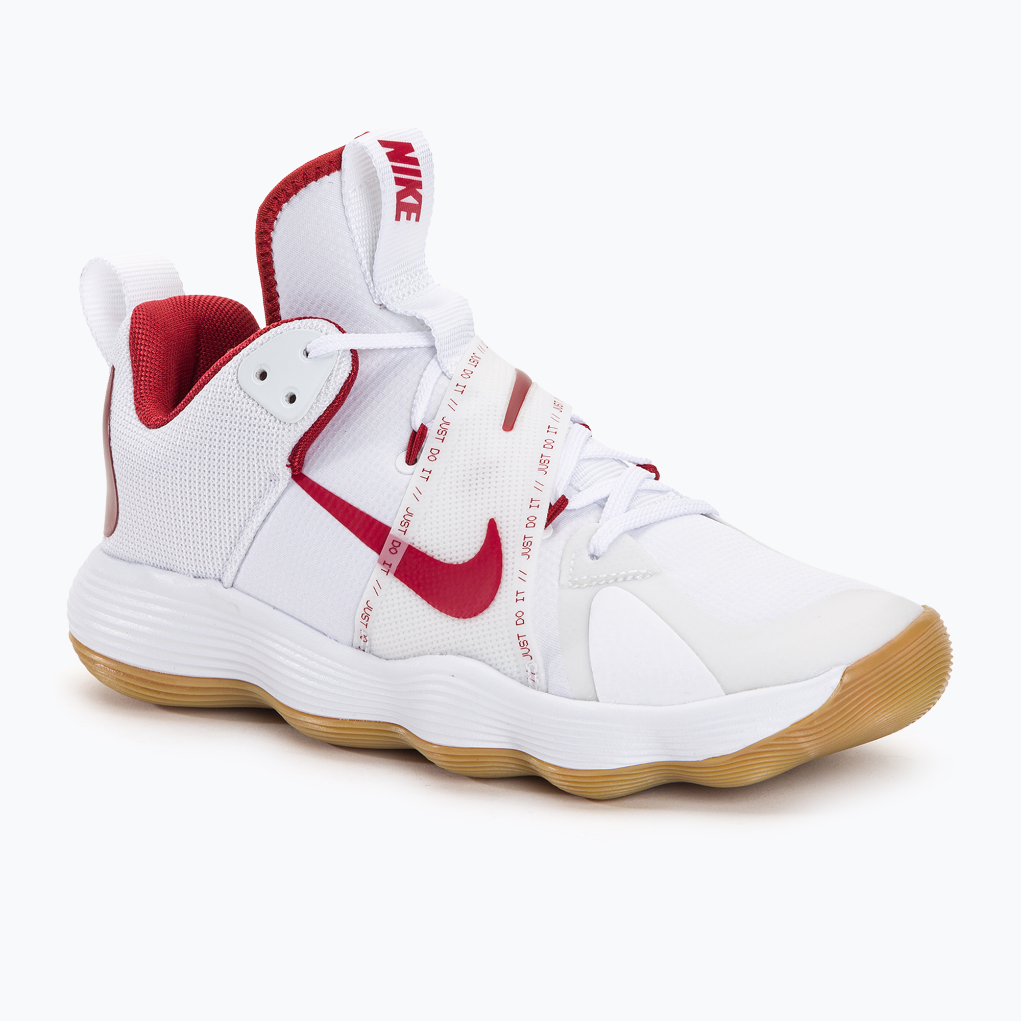 Мъжки обувки за волейбол Nike React Hyperset SE white/team crimson white