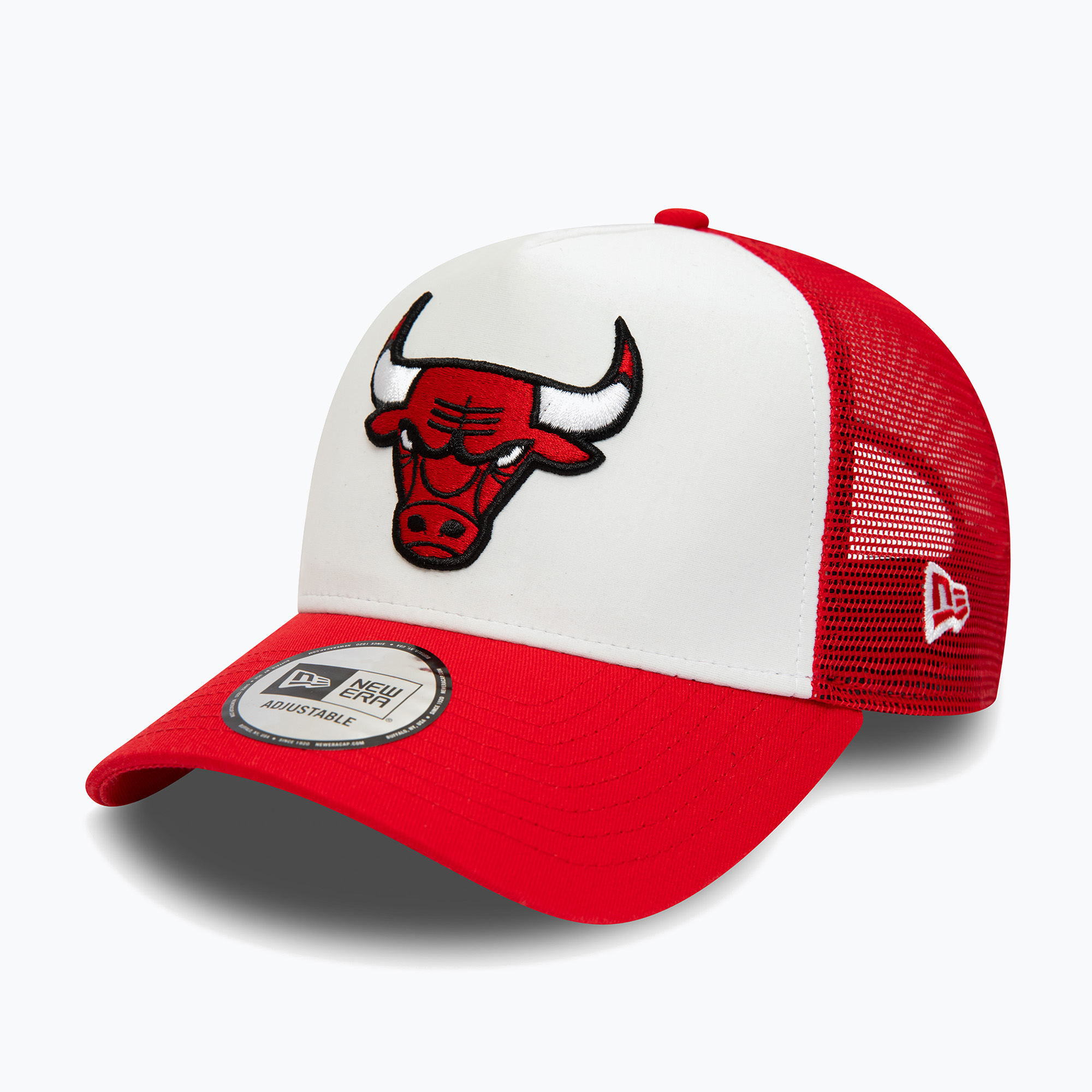 Мъжки New Era Team Colour Block Trucker Chicago Bulls отворен мискет бейзболна шапка