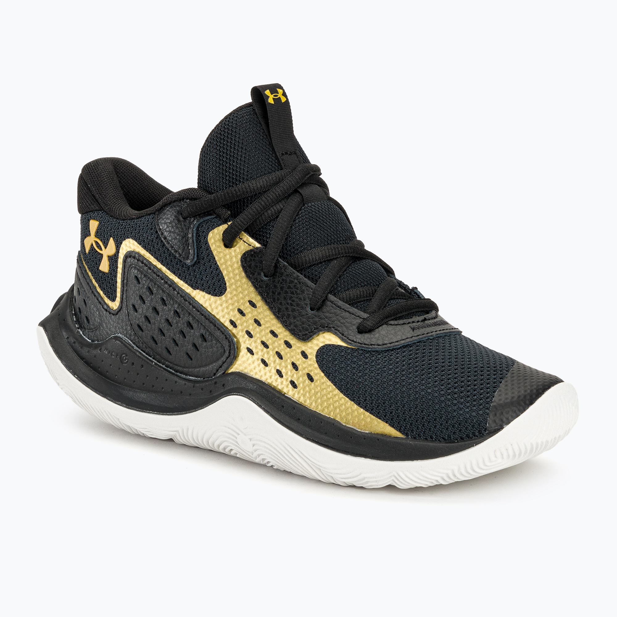 Баскетболни обувки Under Armour Jet' 23 black/metallic gold/metallic gold