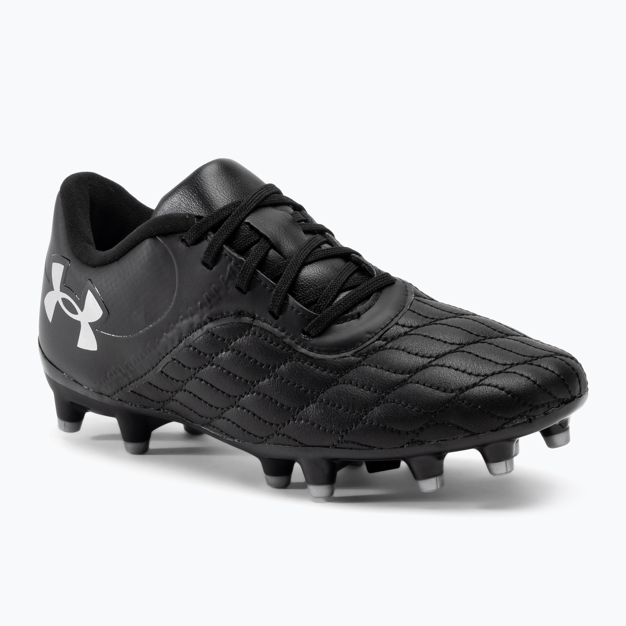 Детски футболни обувки Under Armour Magnetico Select JR 3.0 FG black/metallic silver
