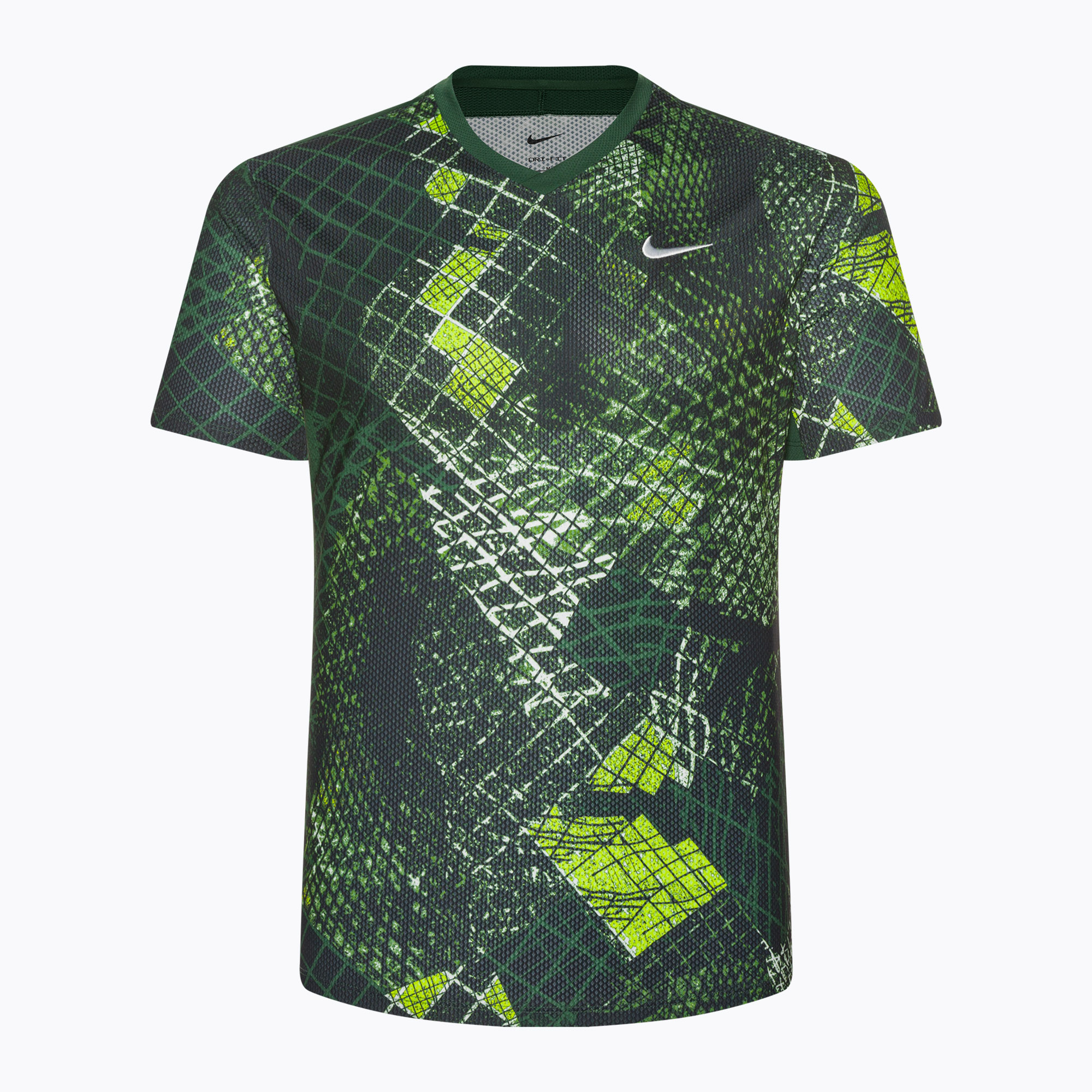 Мъжка тениска за тенис Nike Court Dri-Fit Victory Top Novelt fir/white