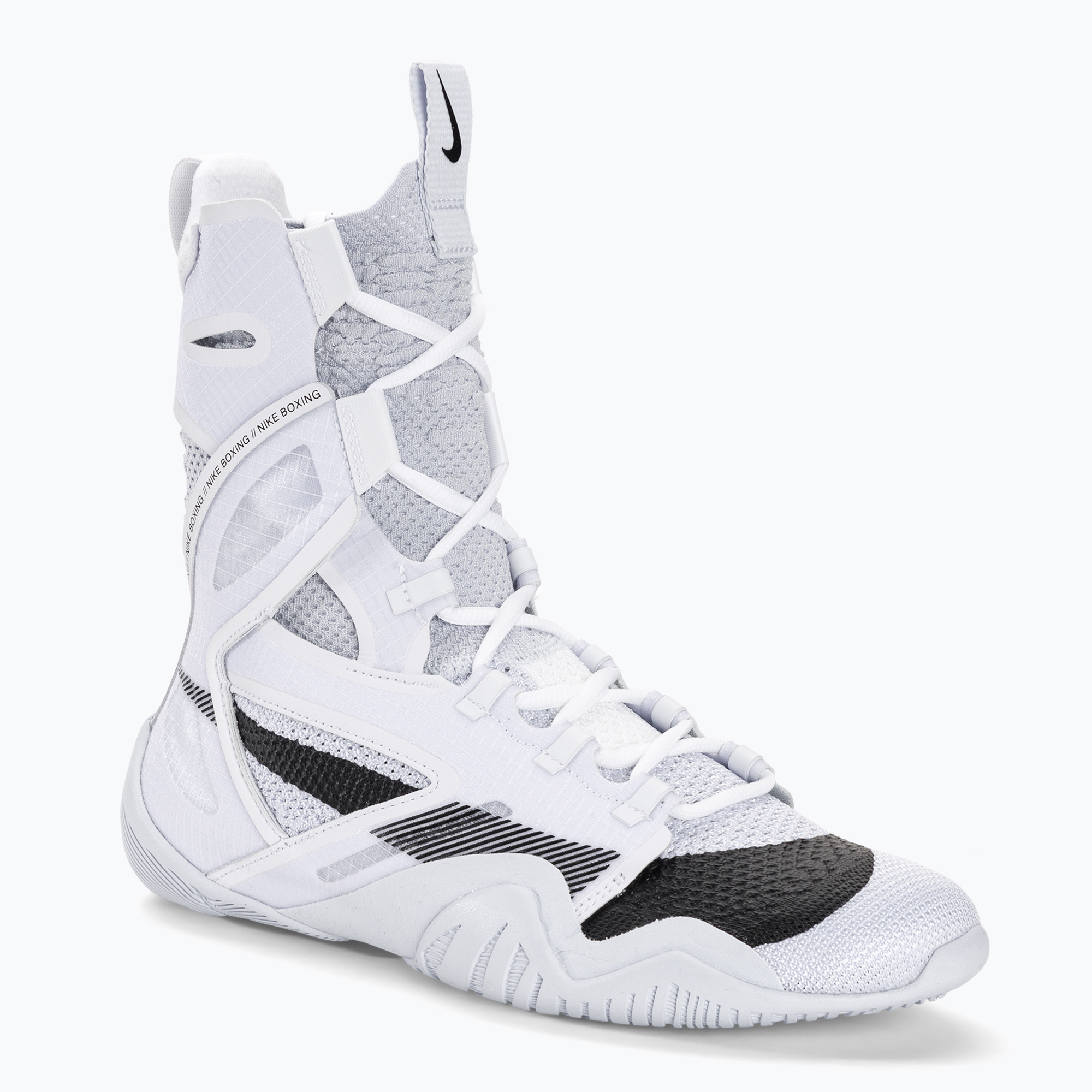 Nike Hyperko 2 бели/черни/футболни сиви боксови обувки