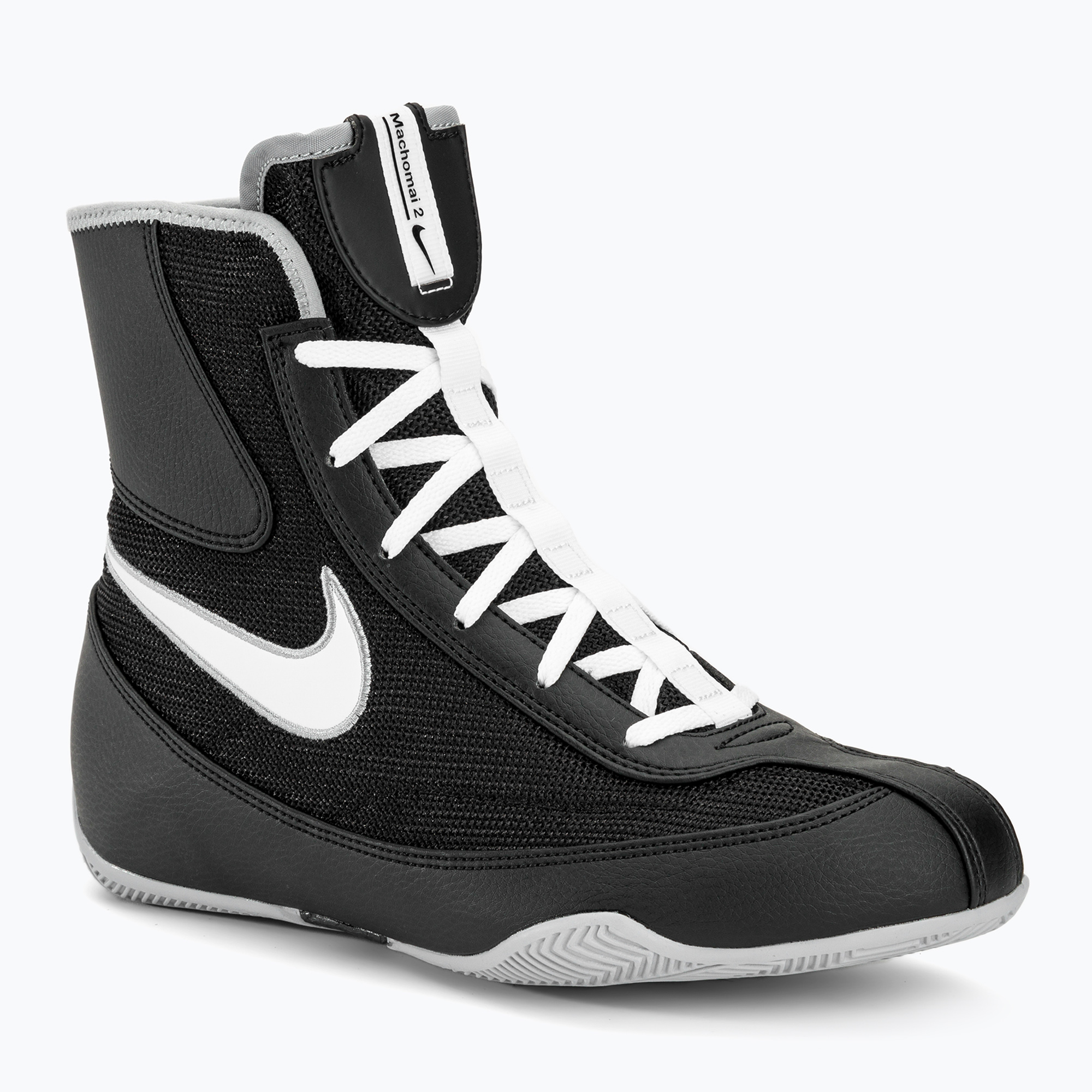 Боксови обувки Nike Machomai 2 черно/бяло вълче сиво