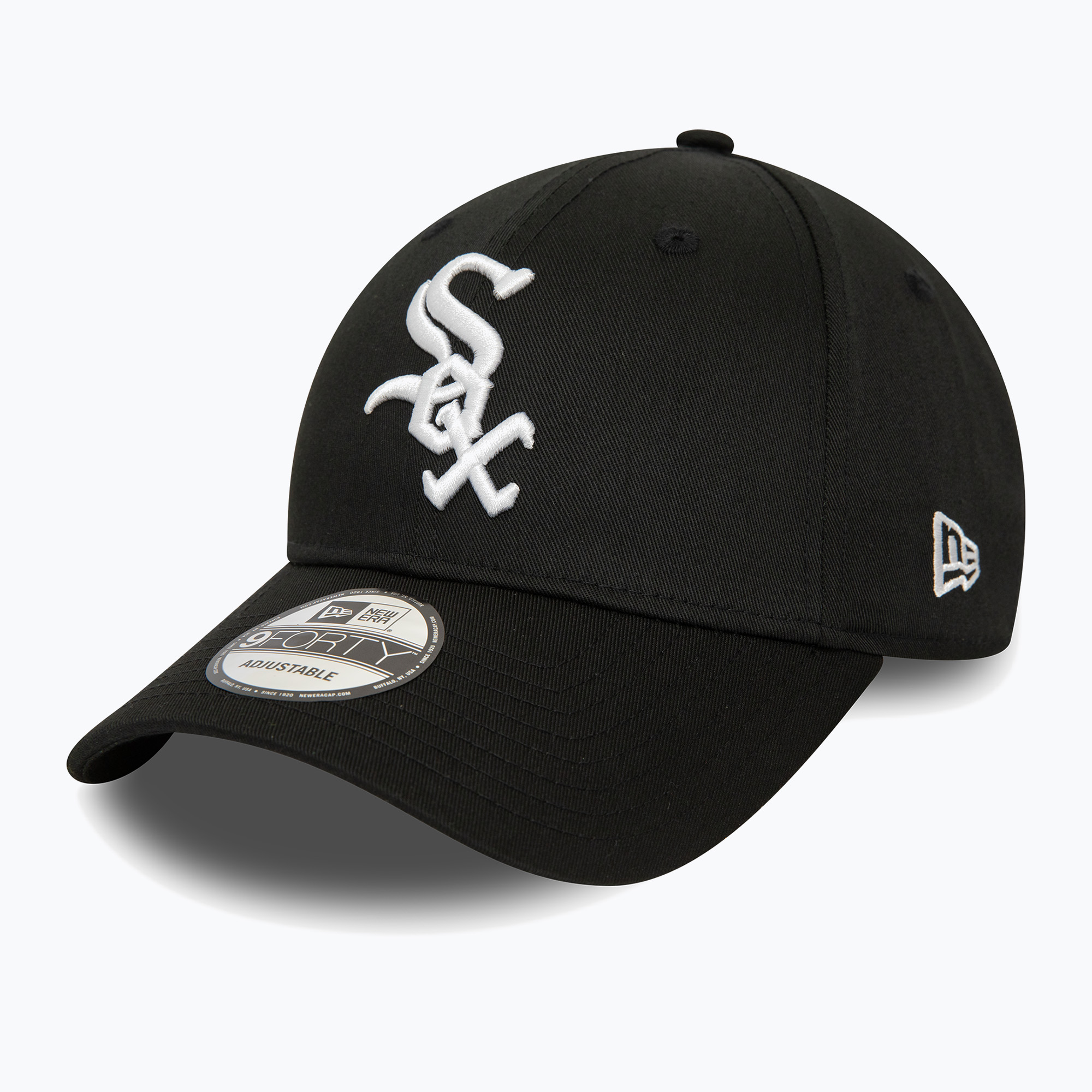 Мъжка бейзболна шапка New Era Patch 9Forty Chicago White Sox black