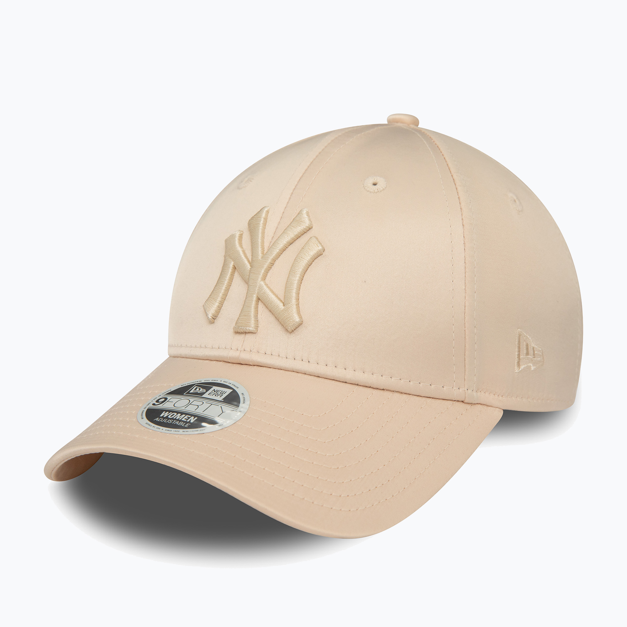 Дамска бейзболна шапка New Era Satin 9Forty New York Yankees light beige