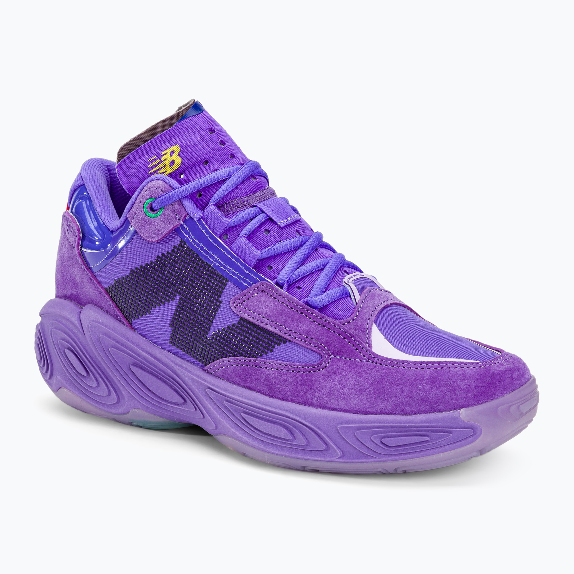 New Balance Fresh Foam BB v2 лилави баскетболни обувки